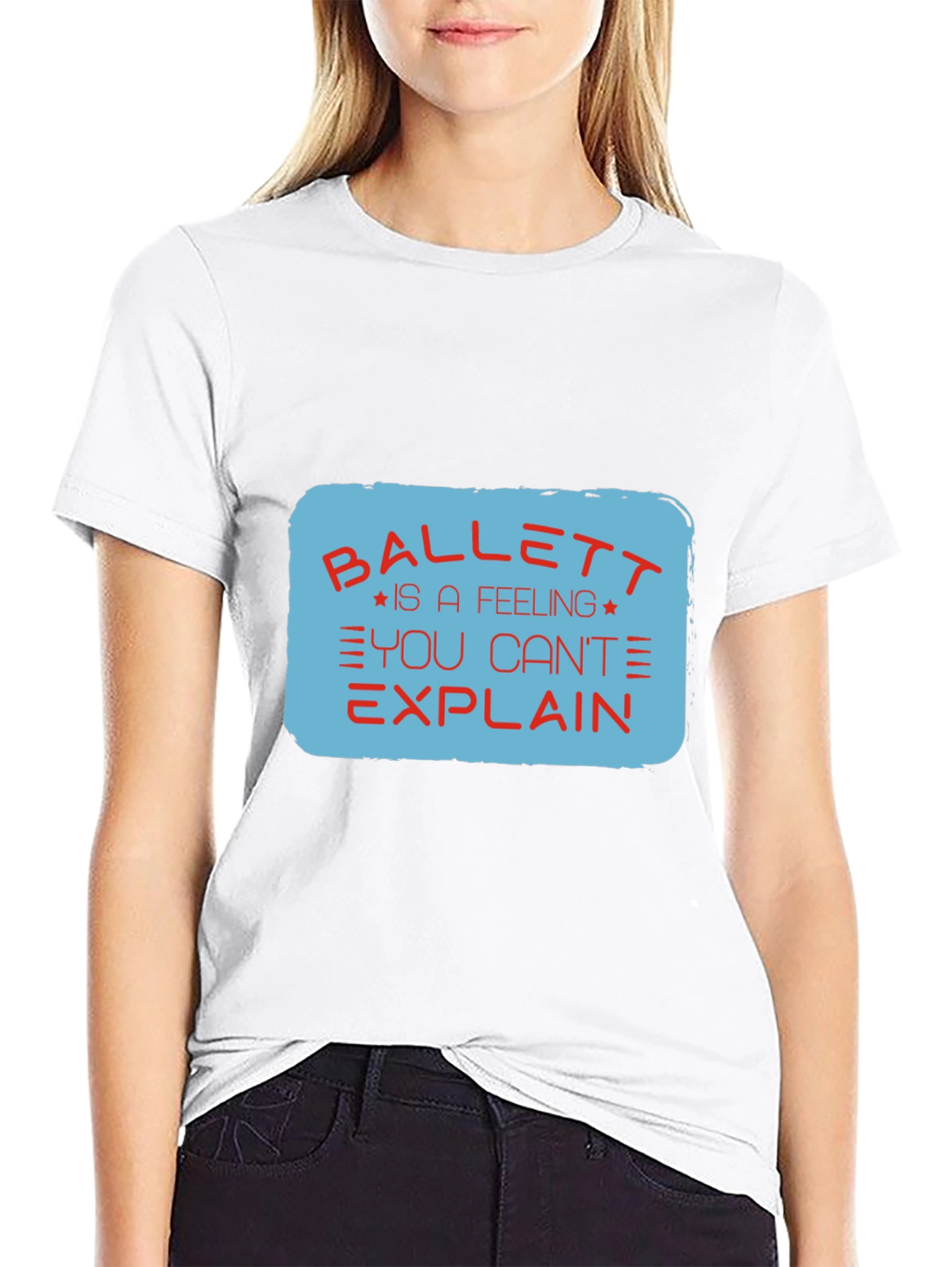Ballett Feeling Mens Black Graphic Tee