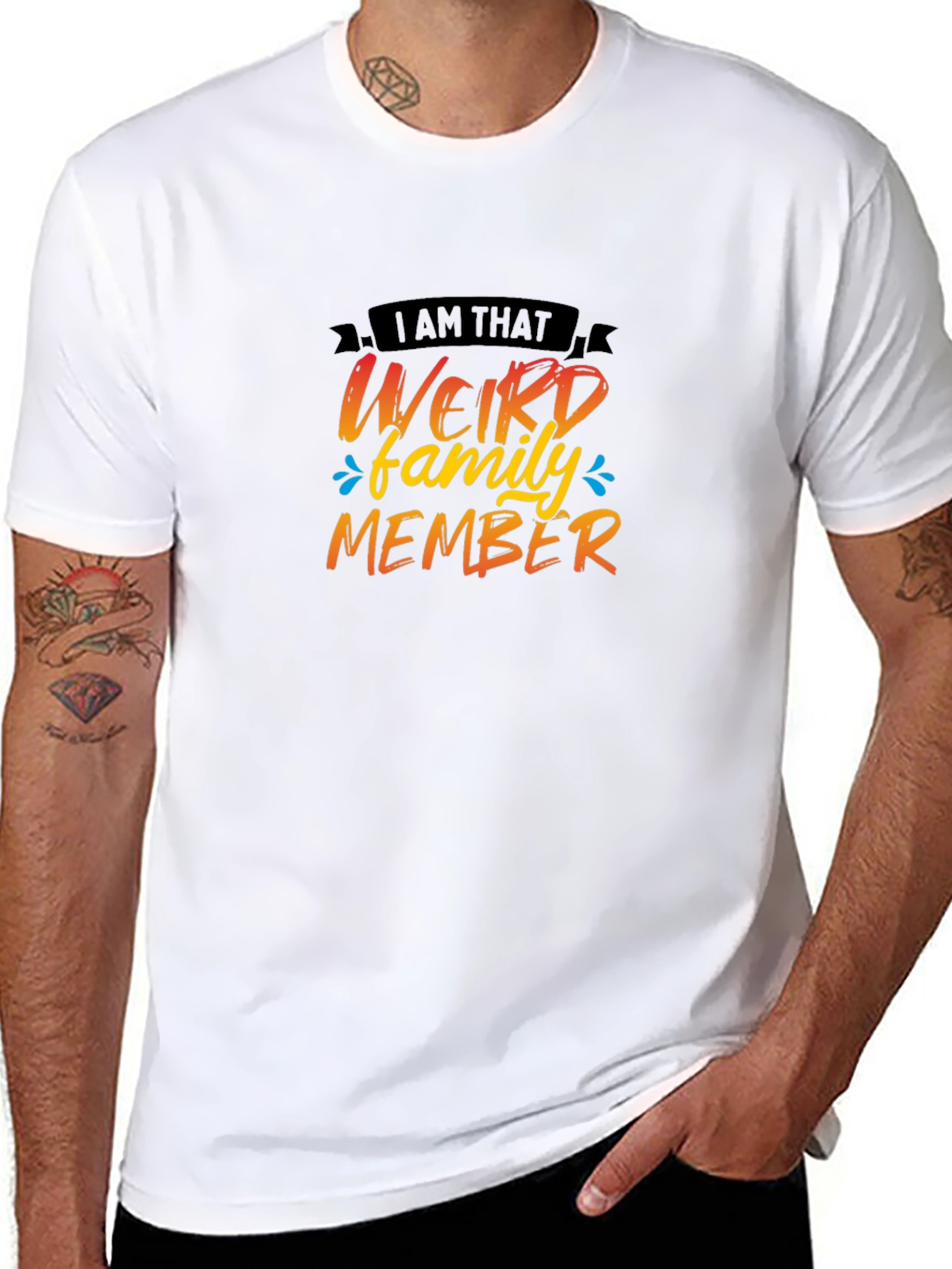 Weird Family Member T-Shirt - Fun Novelty Tee