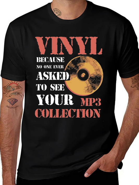 Vinyl Records T-Shirt: Retro Music Lover Tee