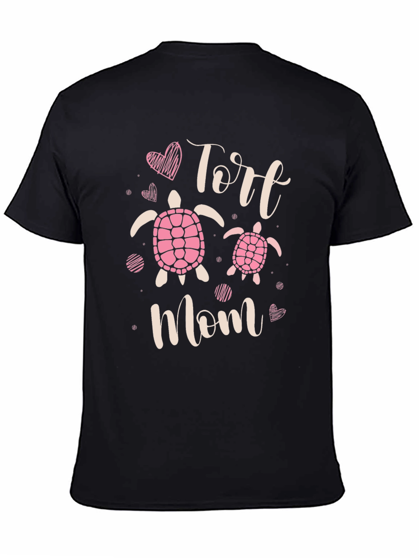Tort Mom Graphic Tee - Cute Turtle Design
