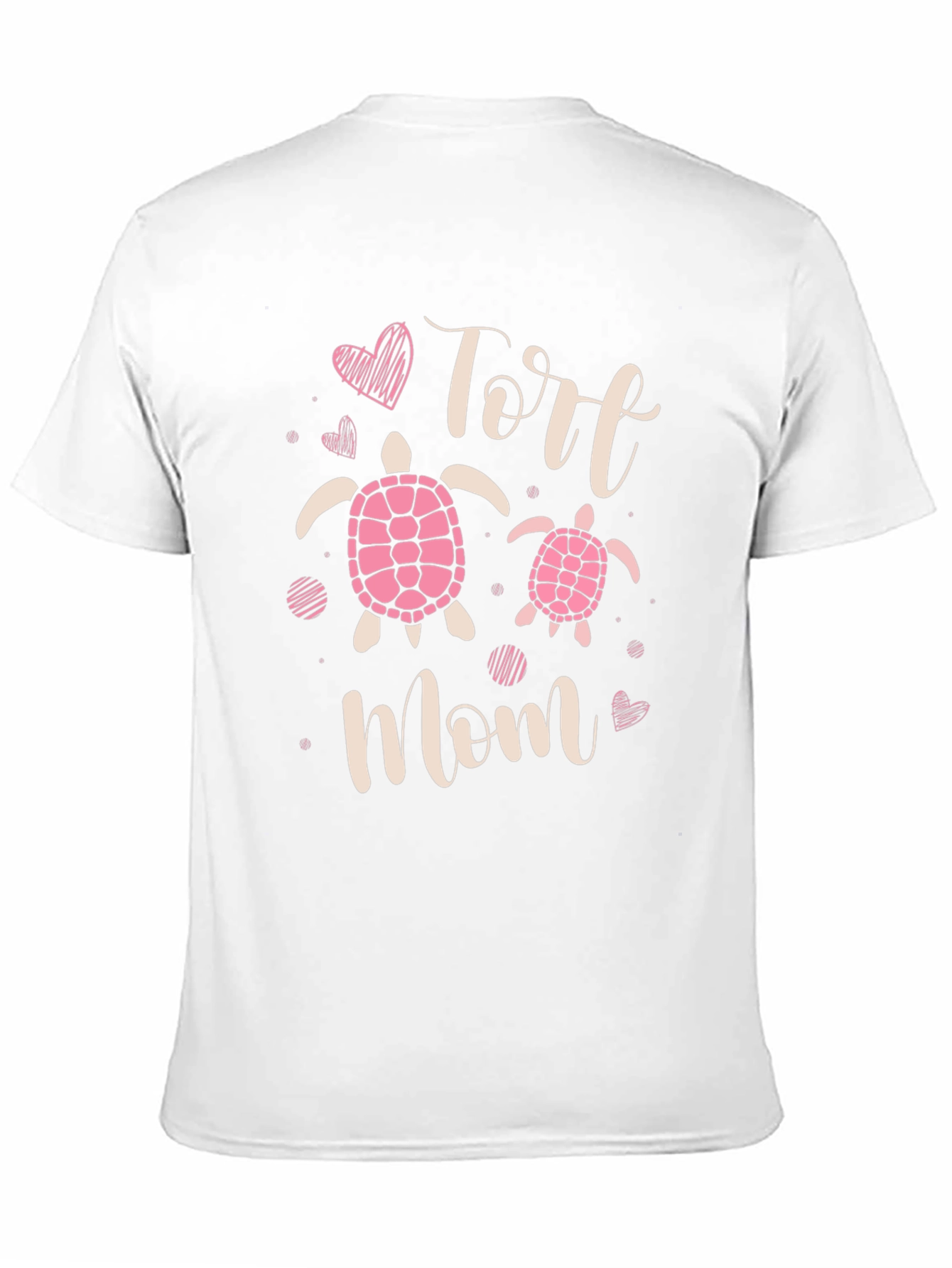 Tort Mom Graphic Tee - Cute Turtle Design