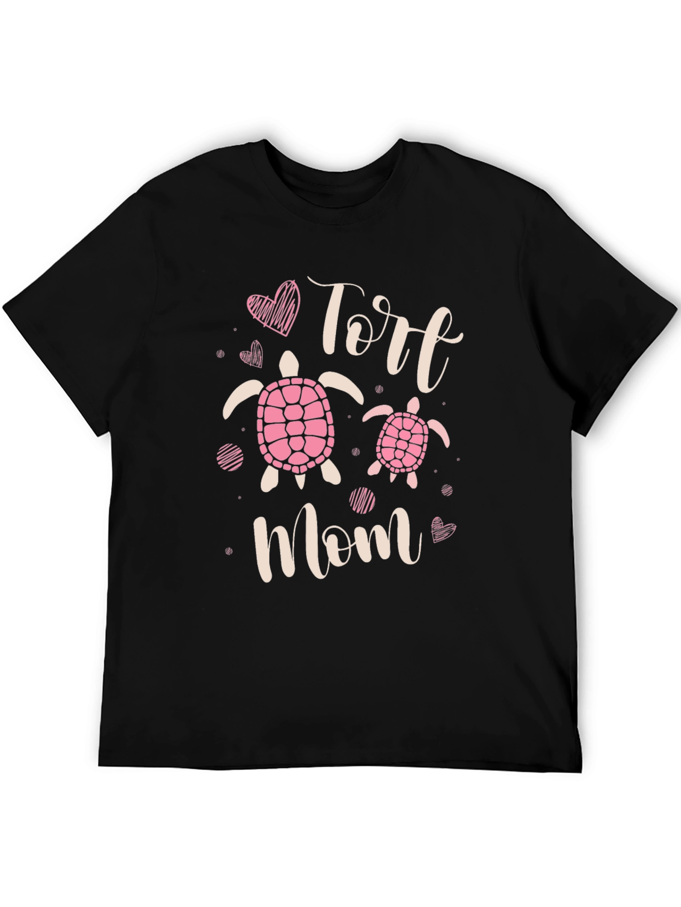 Tort Mom Graphic Tee - Cute Turtle Design