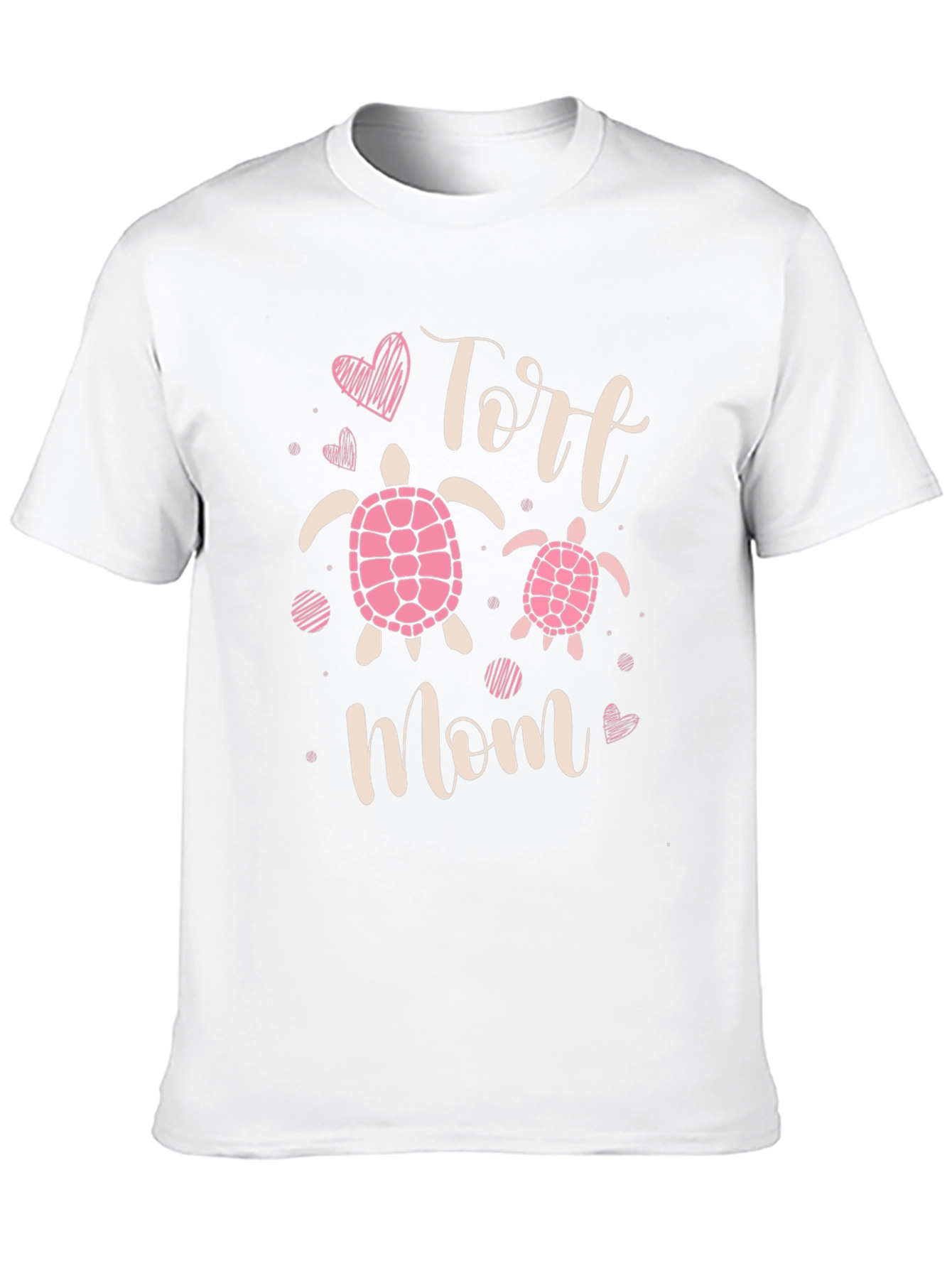 Tort Mom Graphic Tee - Cute Turtle Design