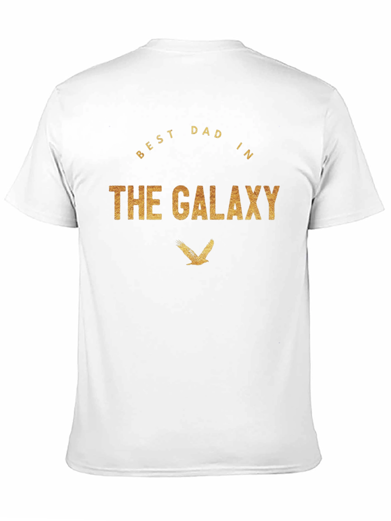 Best Dad in The Galaxy Black T-Shirt