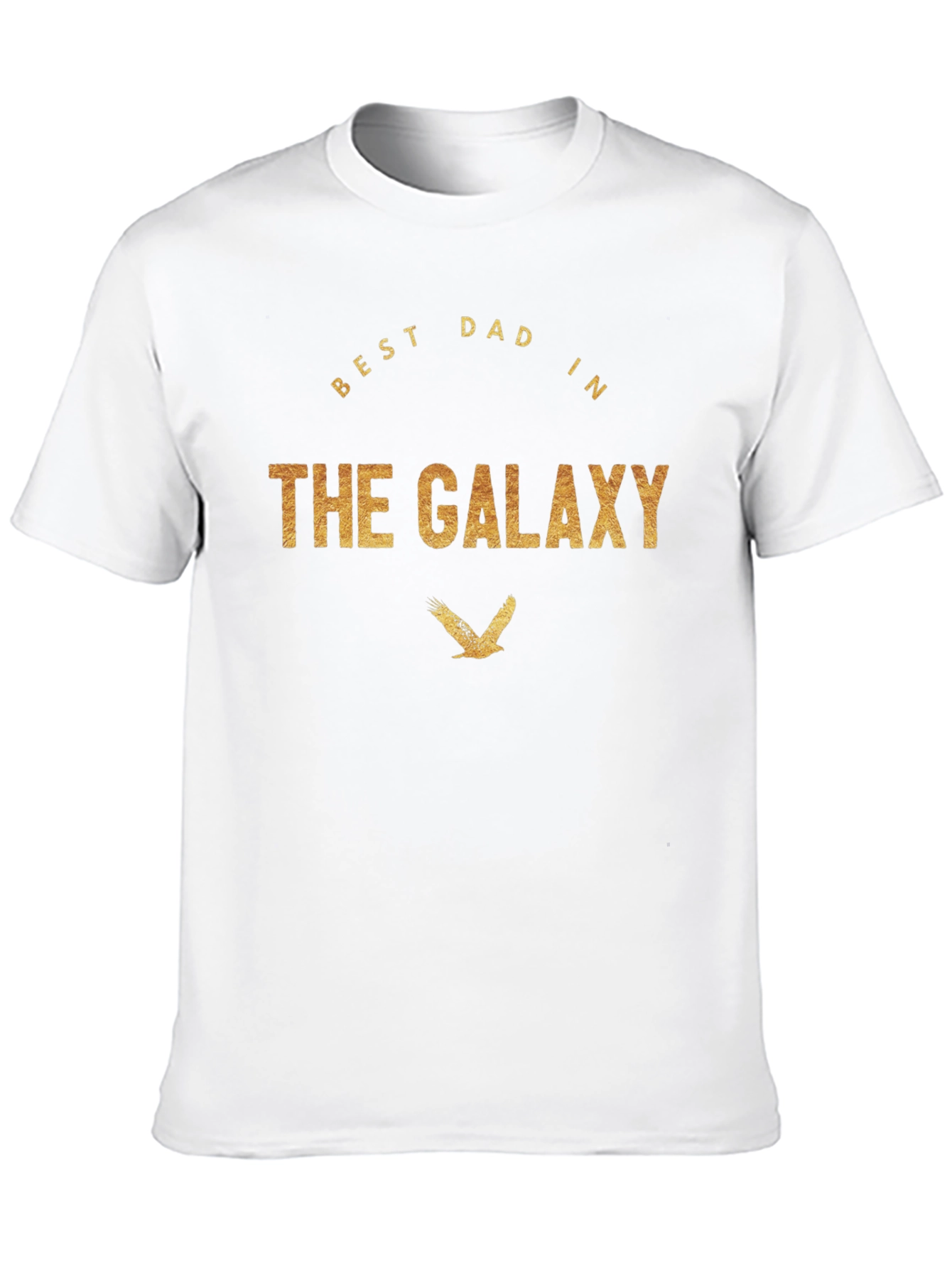 Best Dad in The Galaxy Black T-Shirt