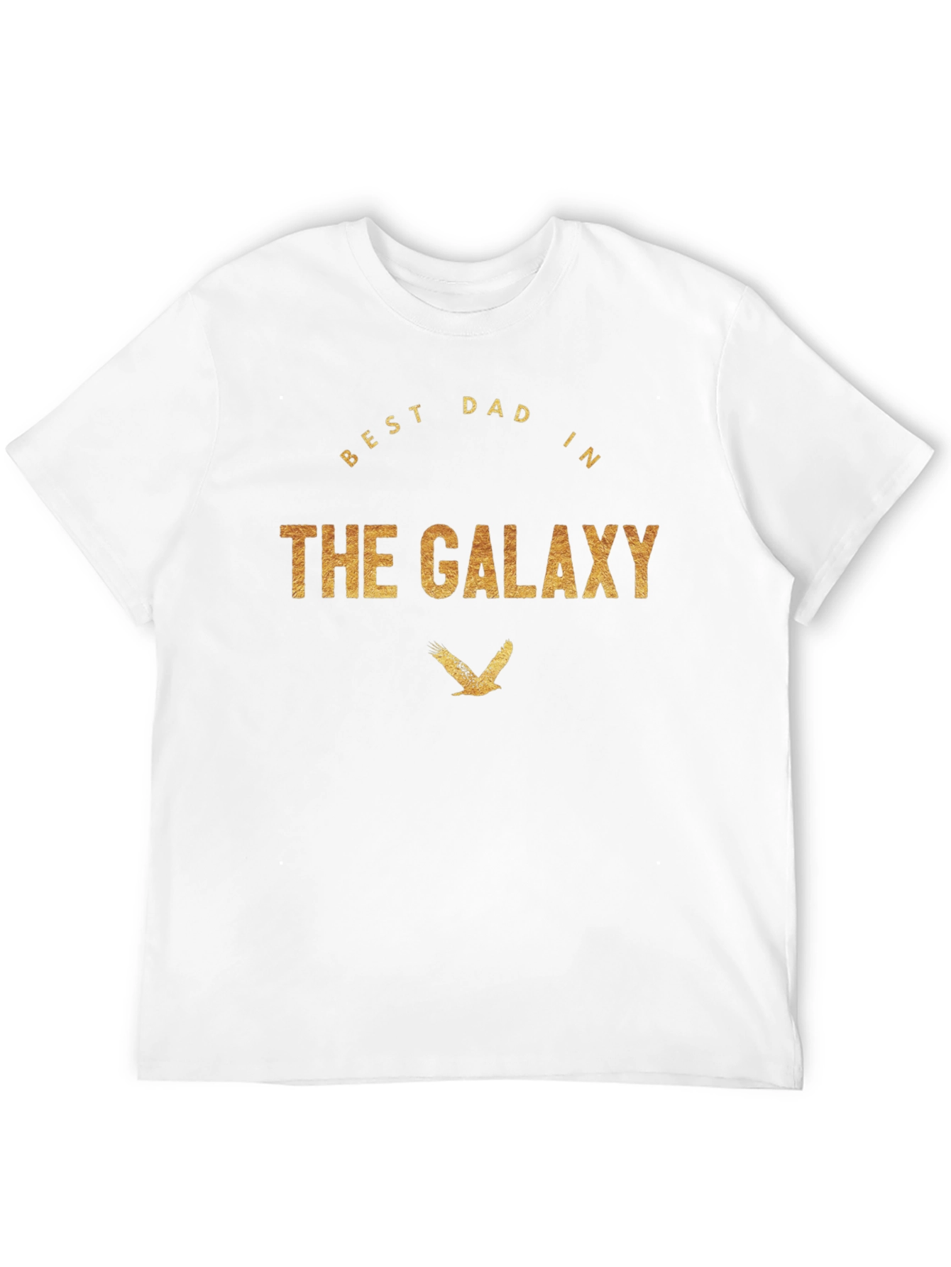 Best Dad in The Galaxy Black T-Shirt