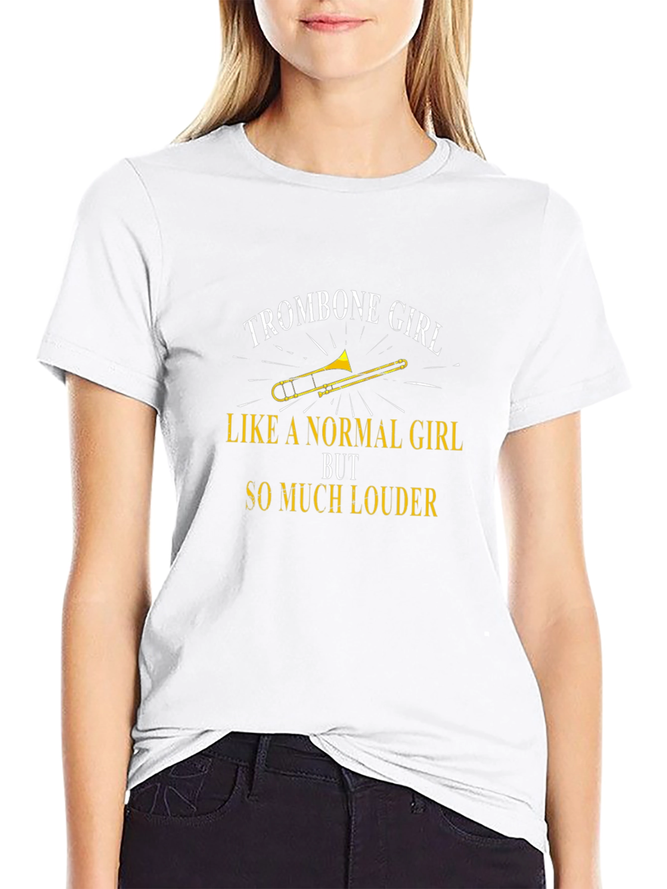 Trombone Girl So Much Louder Black T-Shirt
