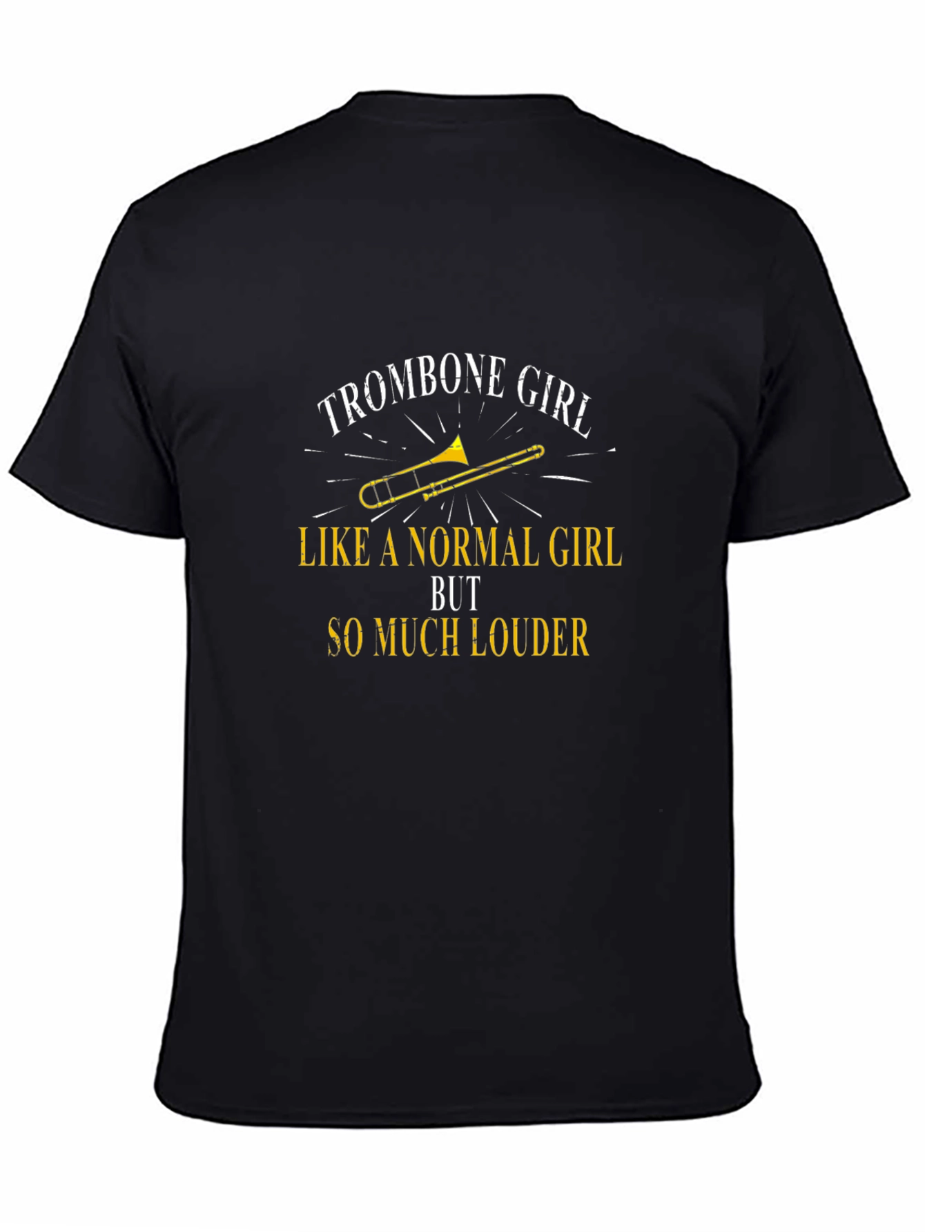 Trombone Girl So Much Louder Black T-Shirt