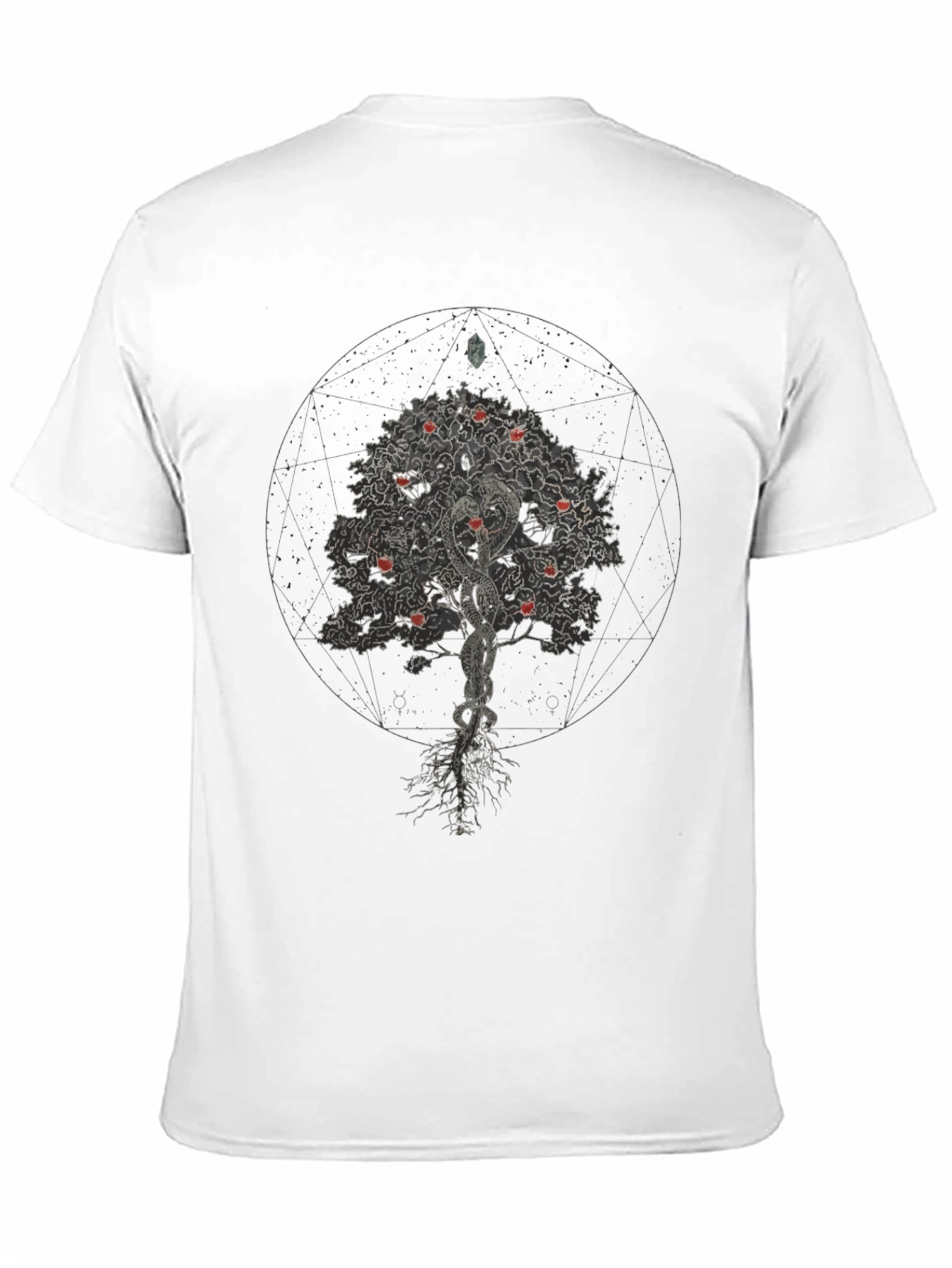 Tree of Knowledge Black Graphic T-Shirt