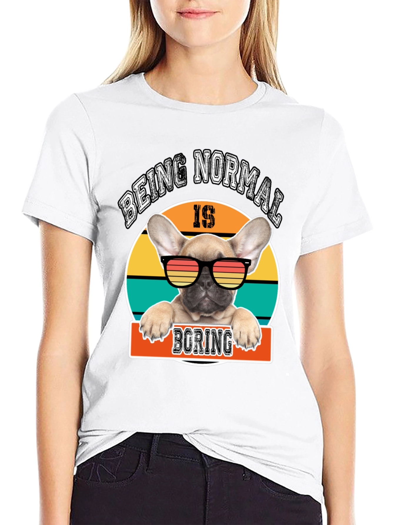 Being Normal is Boring Dog T-Shirt