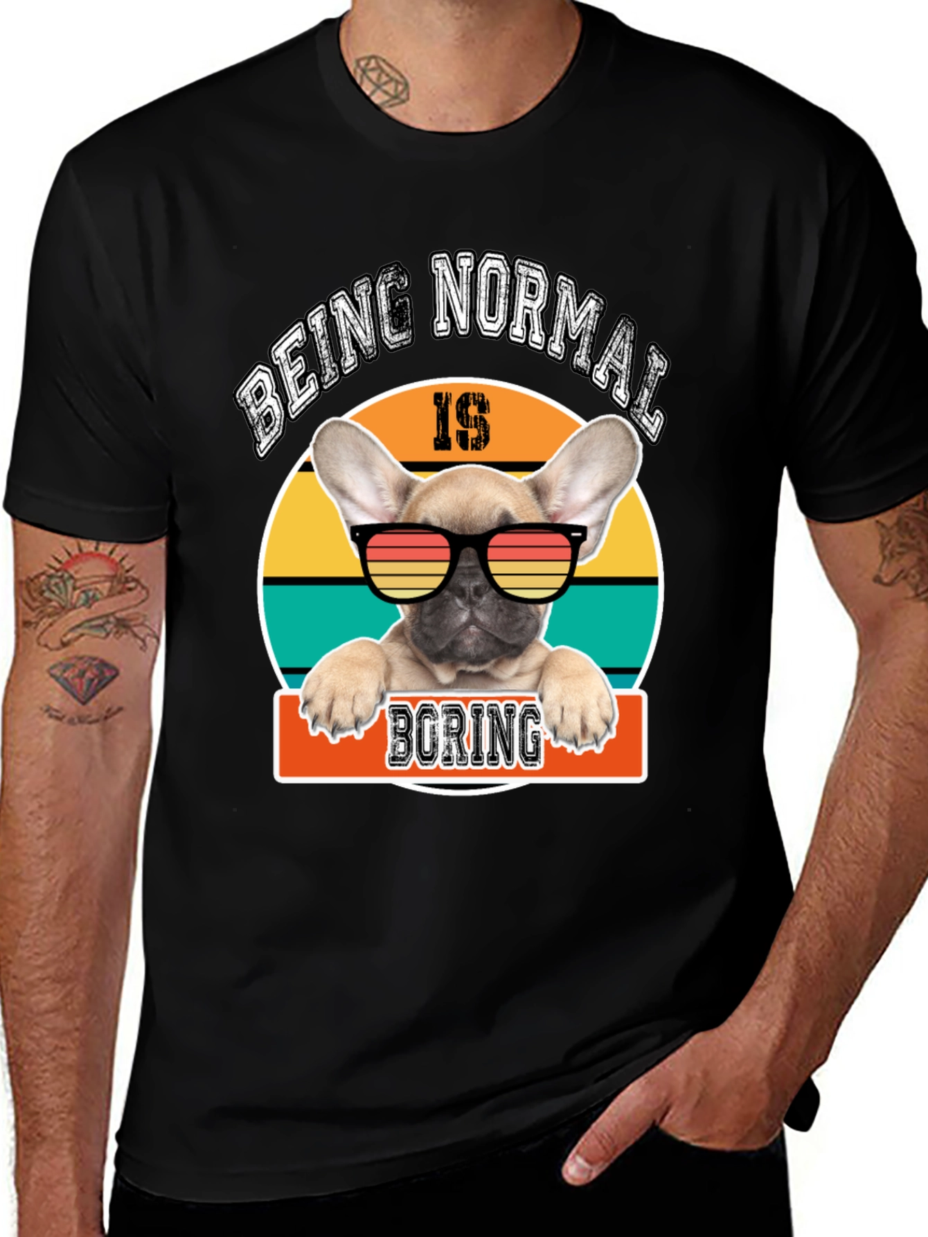 Being Normal is Boring Dog T-Shirt