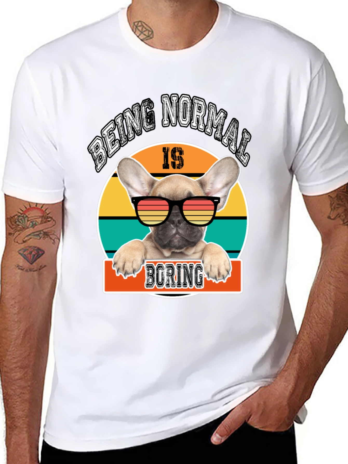 Being Normal is Boring Dog T-Shirt