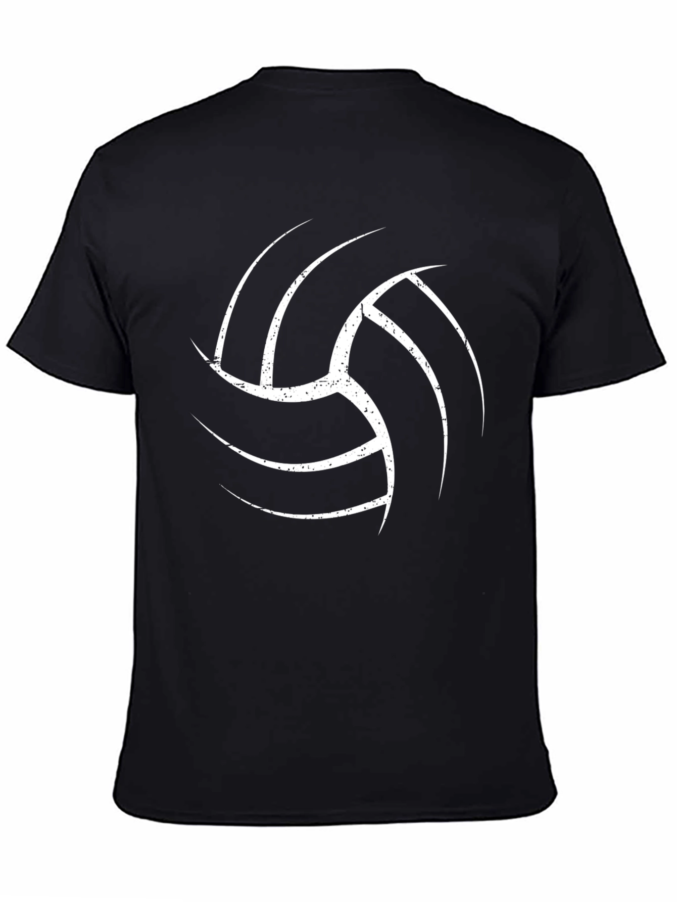 Volleyball Graphic Tee - Stylish & Comfy Black T-Shirt