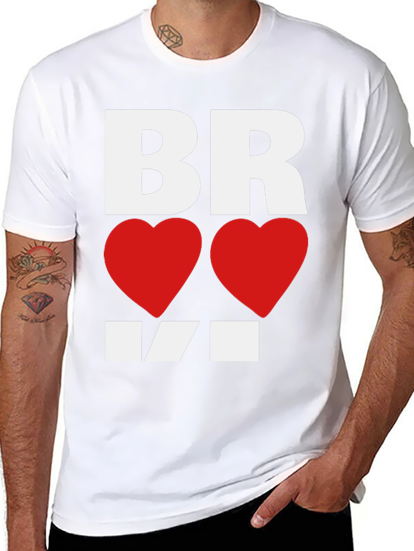 Black BR <3 VI Graphic Tee