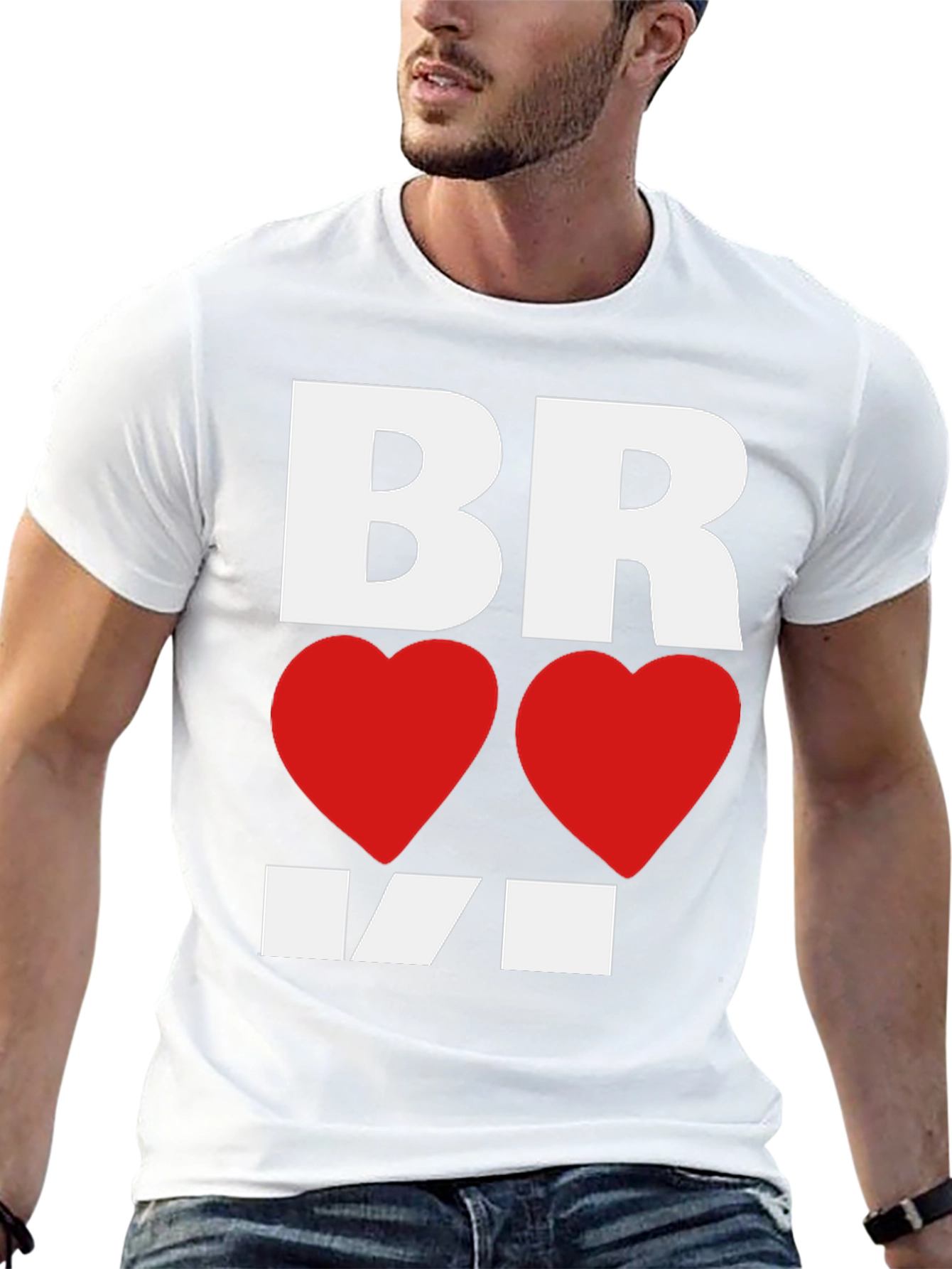 Black BR <3 VI Graphic Tee