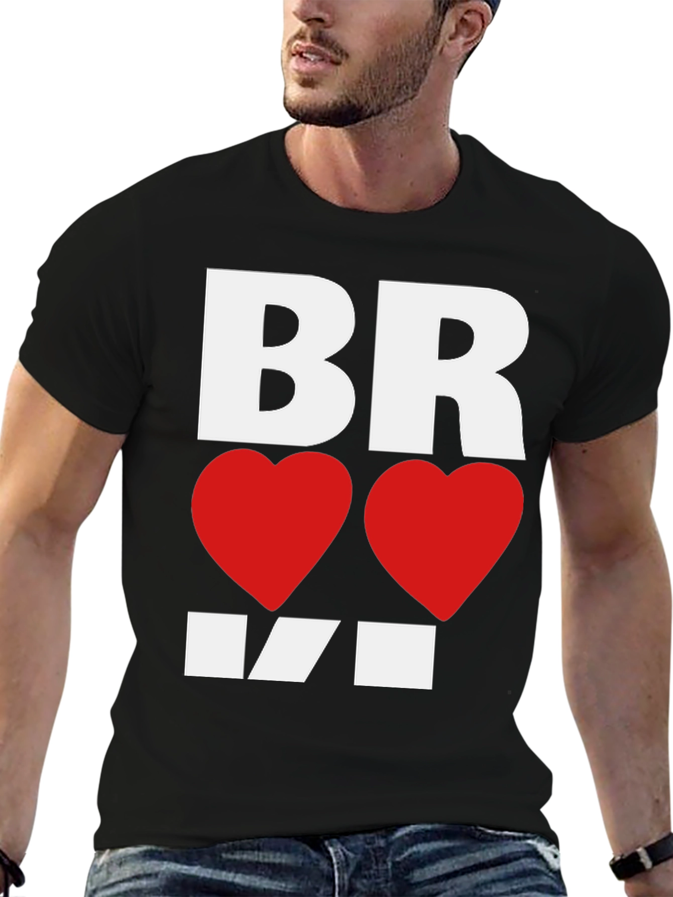 Black BR <3 VI Graphic Tee