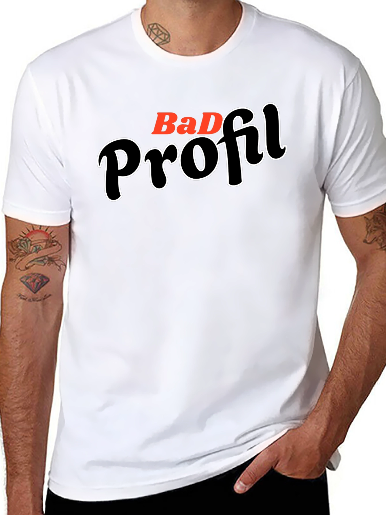 BaD Profi Black Graphic Tee