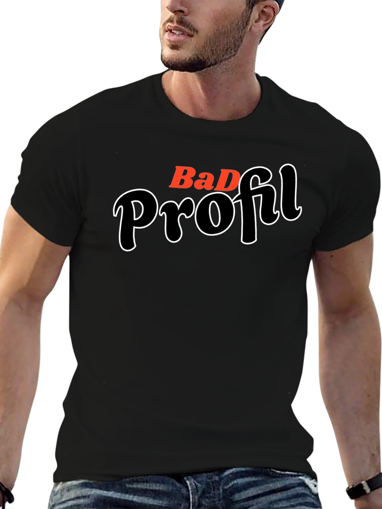 BaD Profi Black Graphic Tee