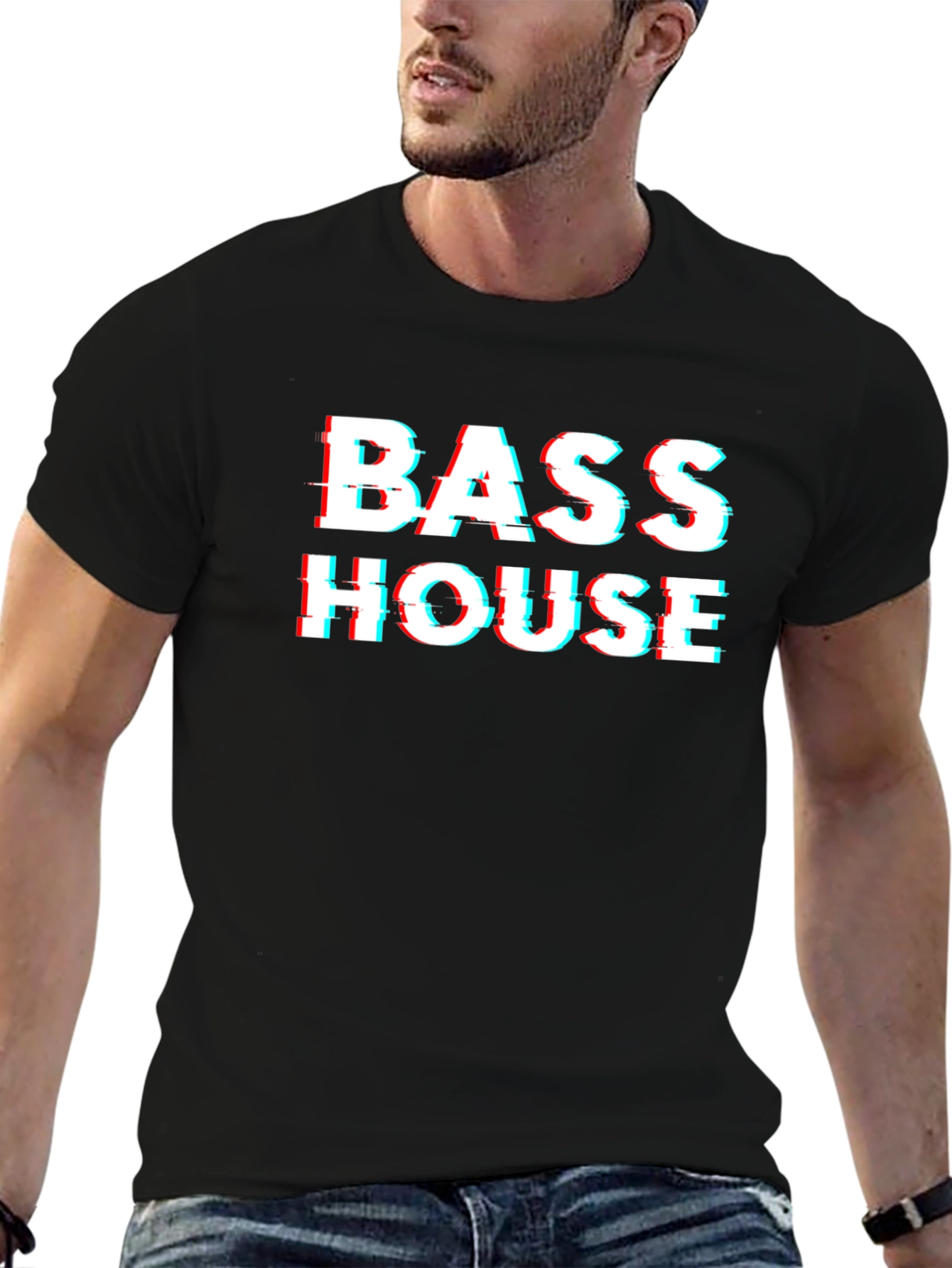 Bass House Glitch T-Shirt - Music Lover Tee