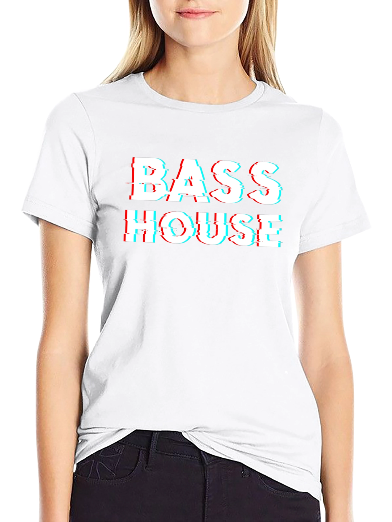 Bass House Glitch T-Shirt - Music Lover Tee