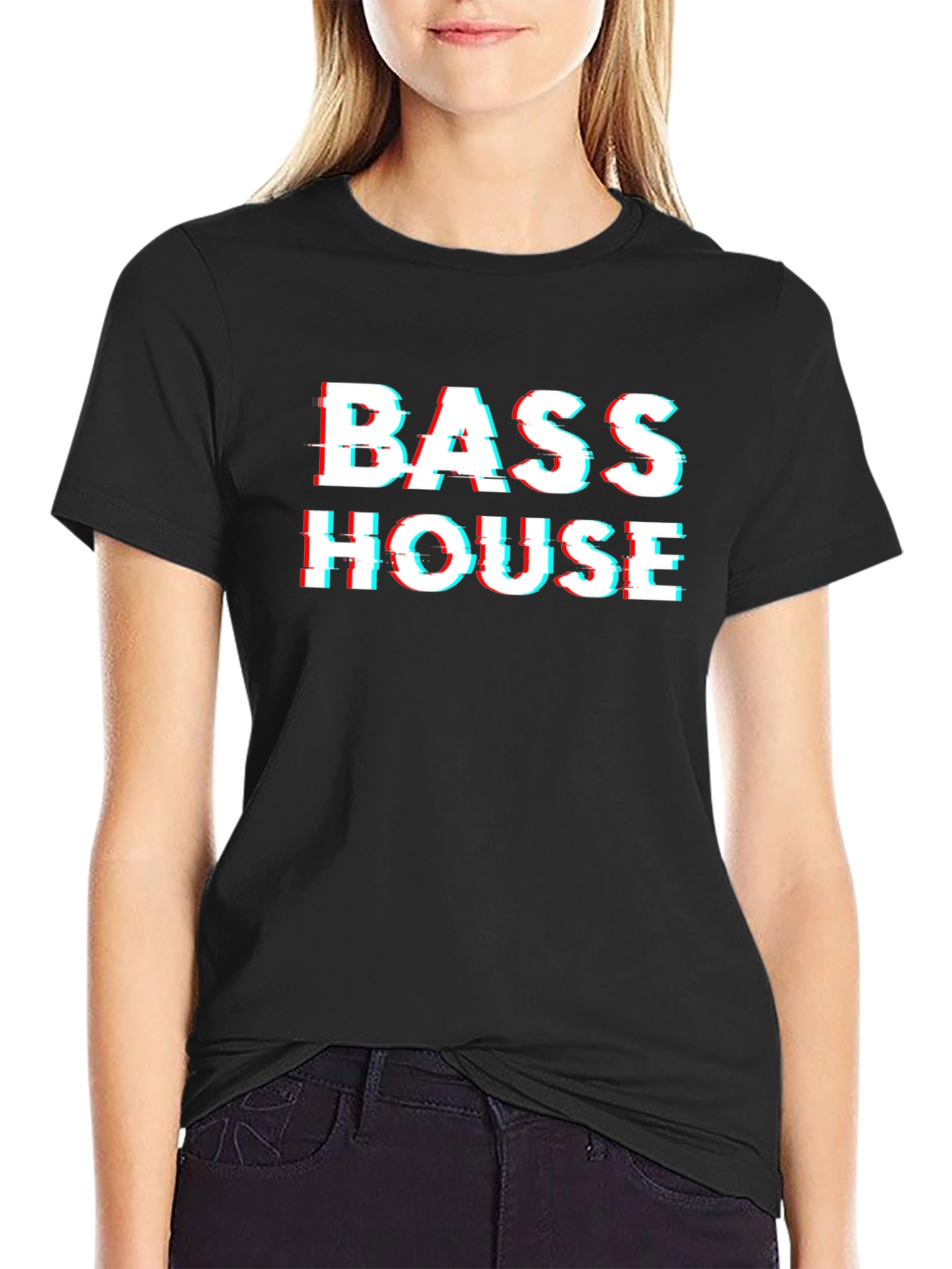Bass House Glitch T-Shirt - Music Lover Tee