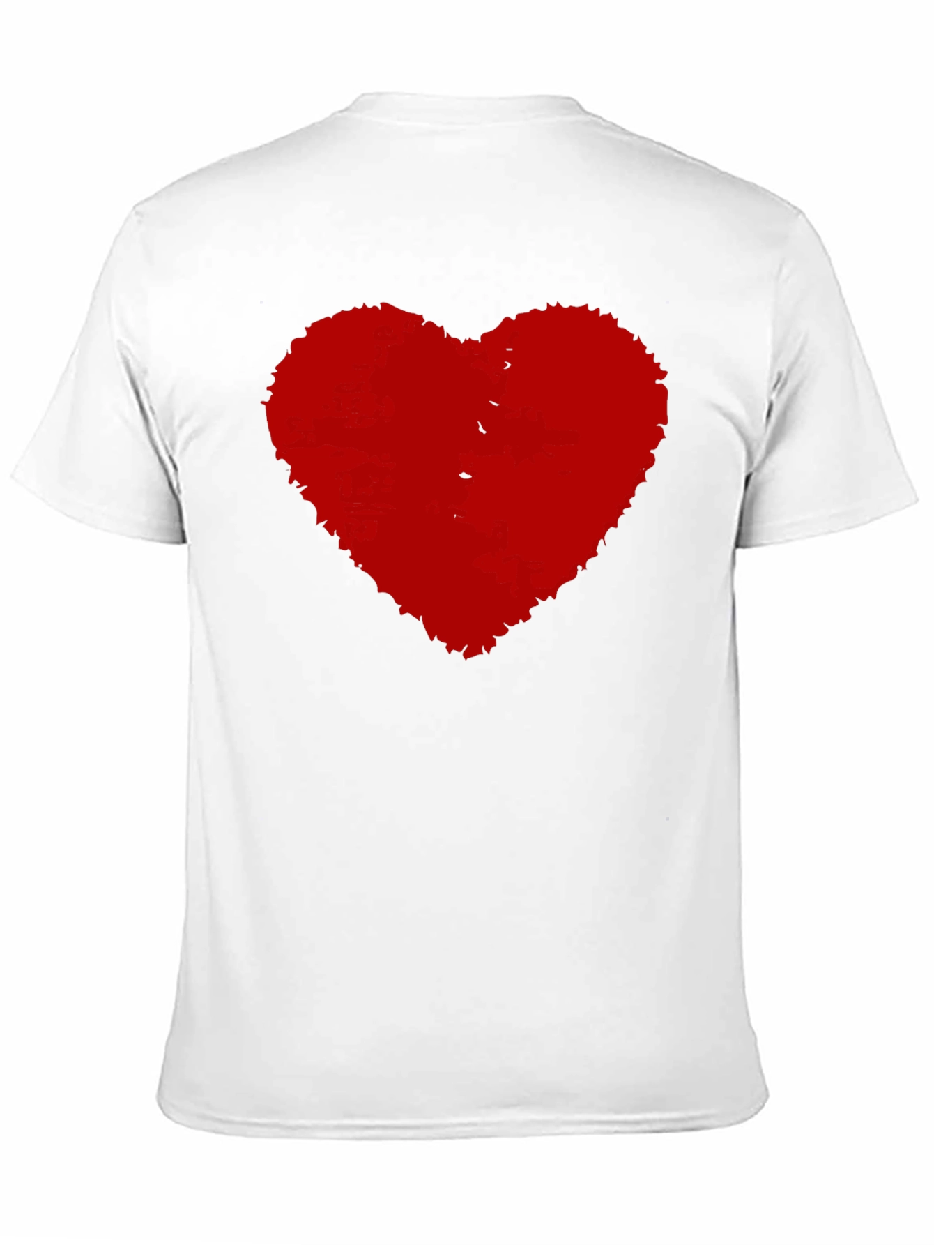 Black T-Shirt with Red Heart