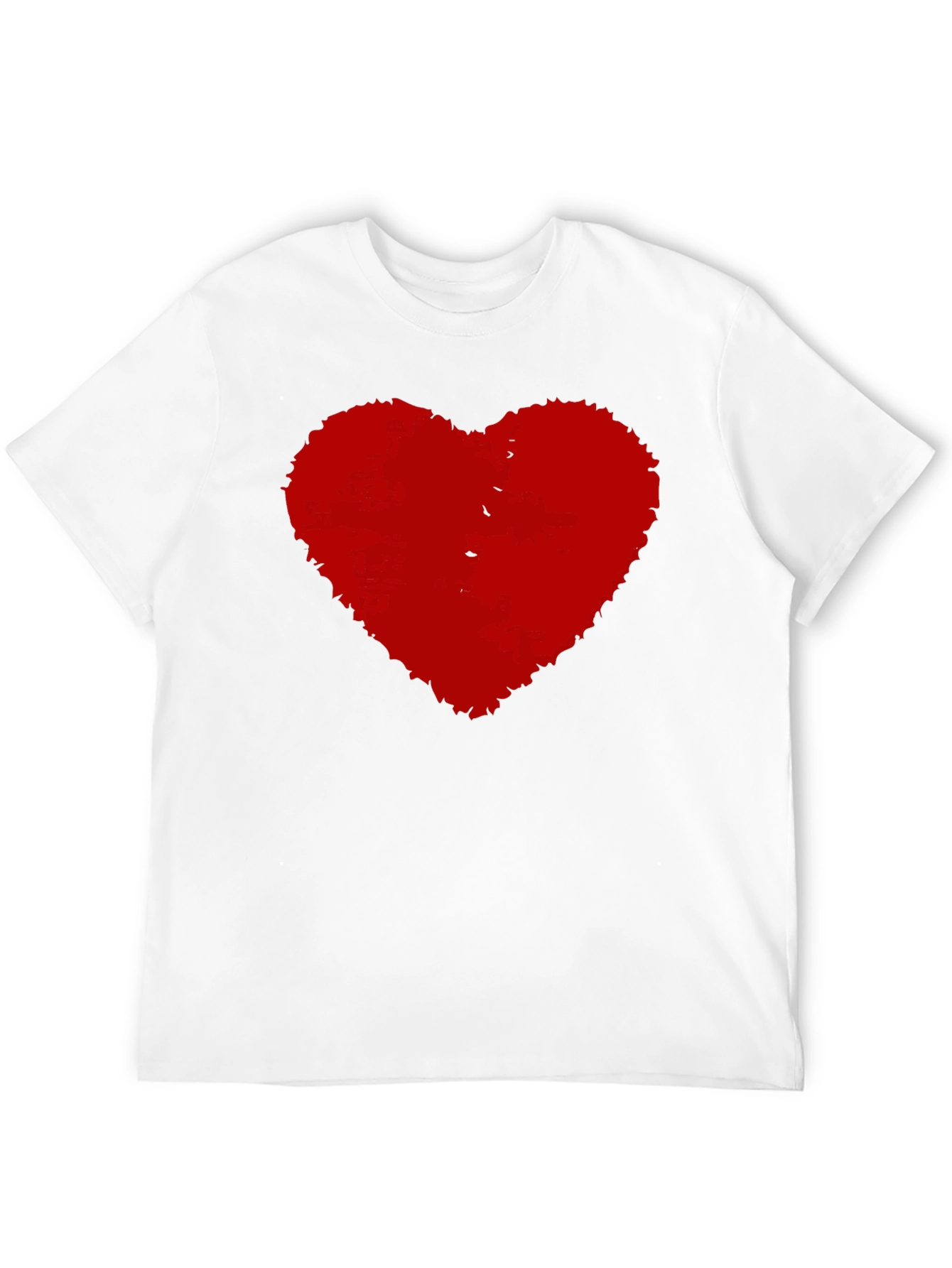 Black T-Shirt with Red Heart