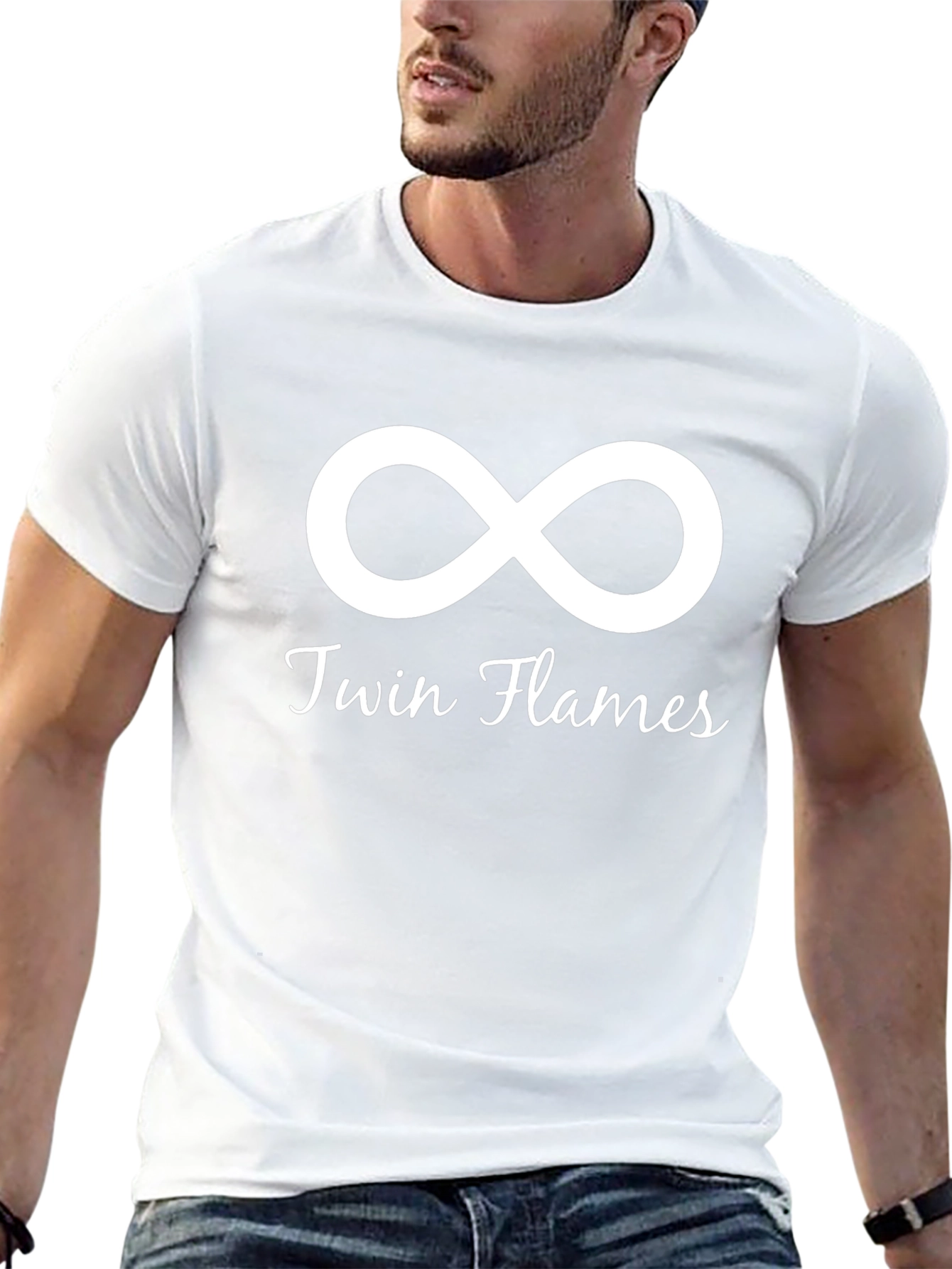 Twin Flames Infinity Symbol Graphic T-Shirt