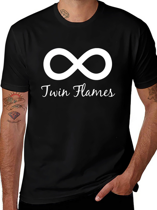 Twin Flames Infinity Symbol Graphic T-Shirt