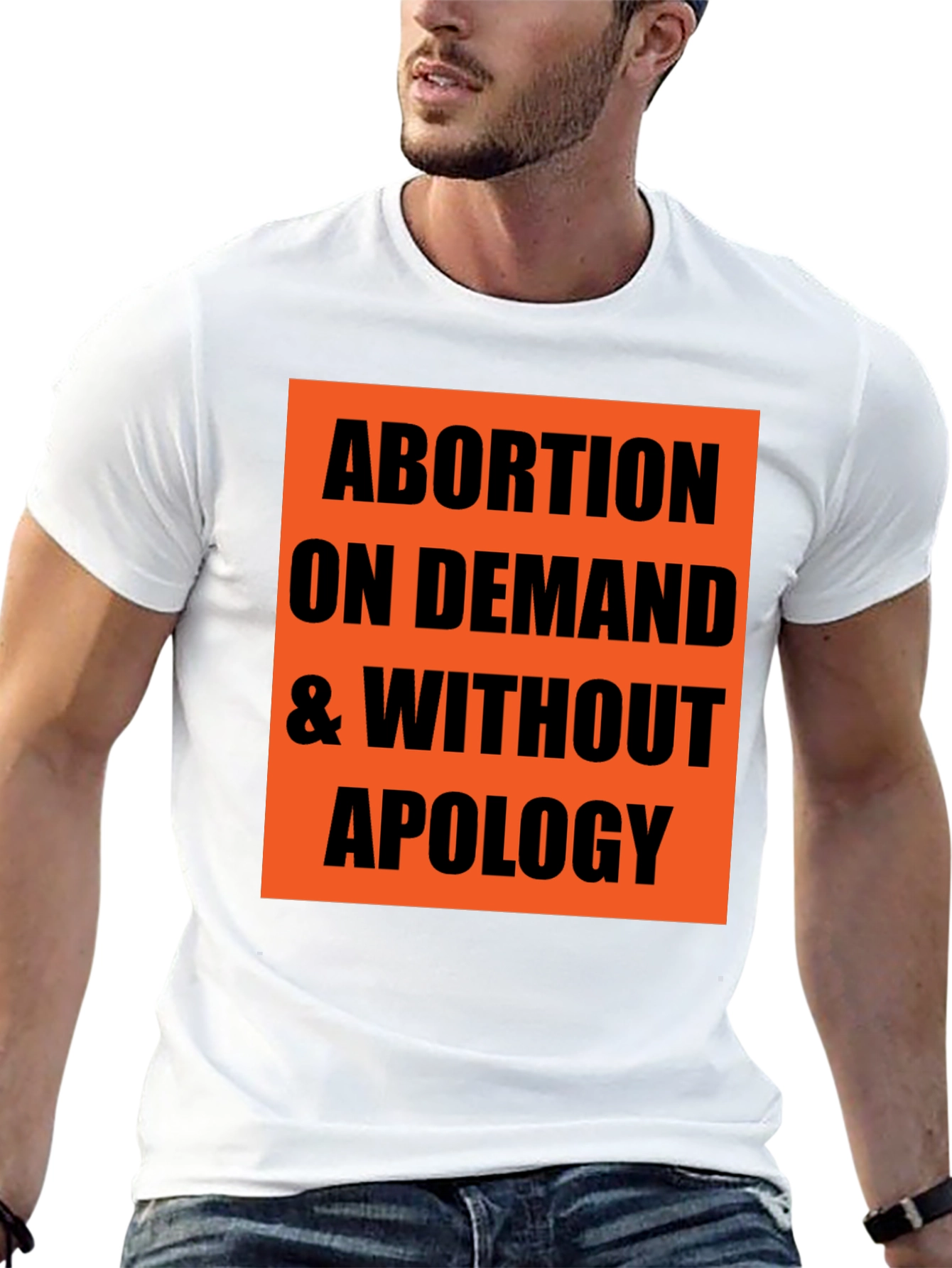 Abortion on Demand Tee - Pro-Choice Statement T-Shirt