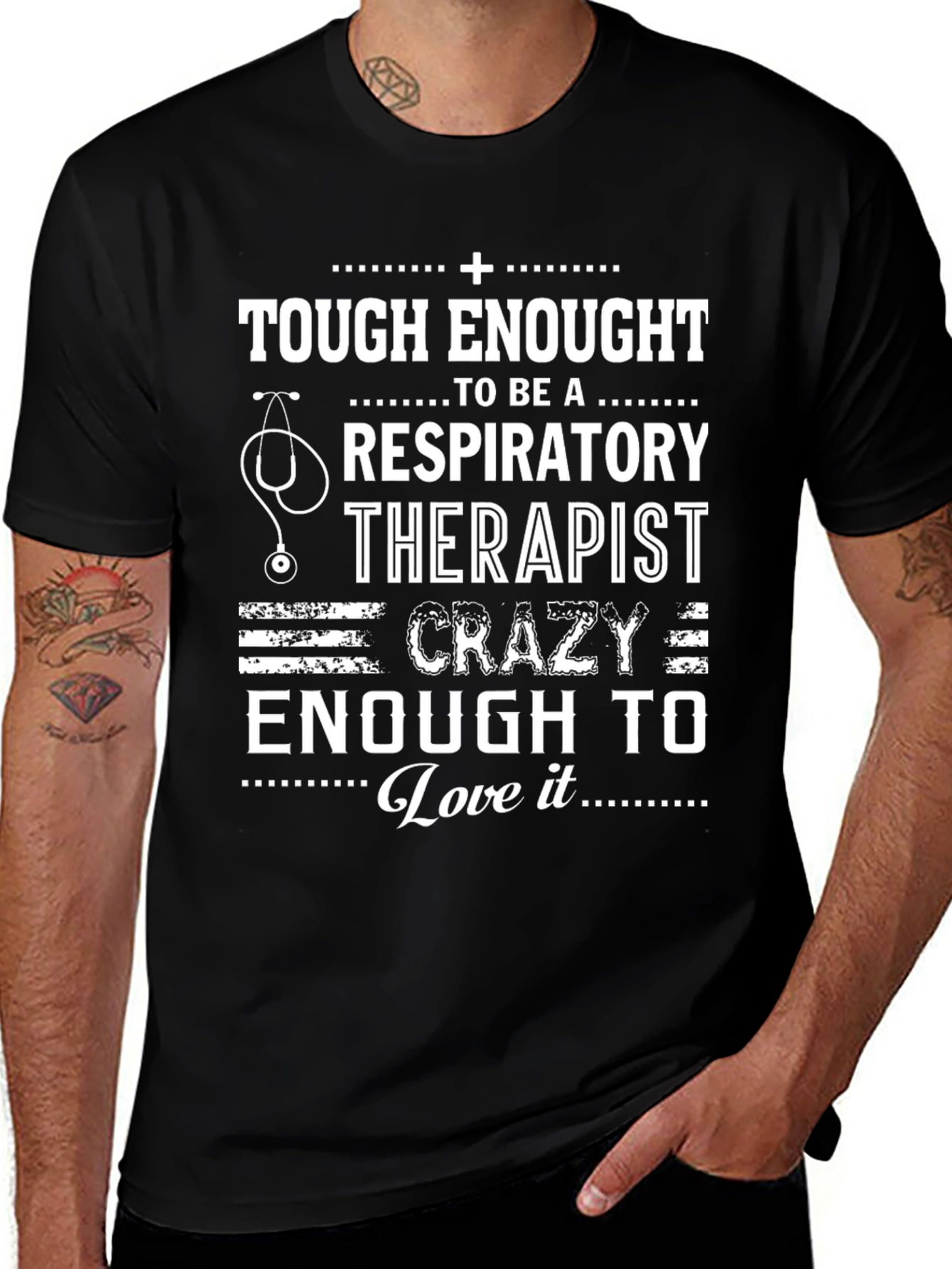 Tough Enough Respiratory Therapist T-Shirt