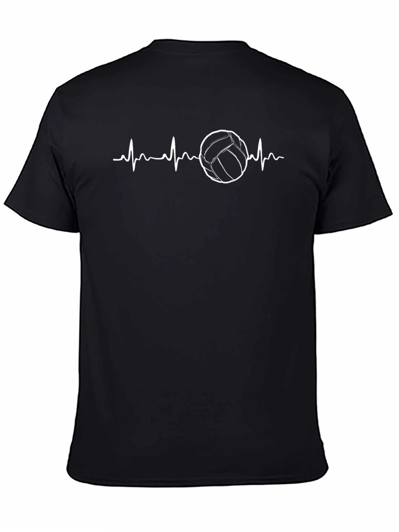 Volleyball Heartbeat Graphic T-Shirt