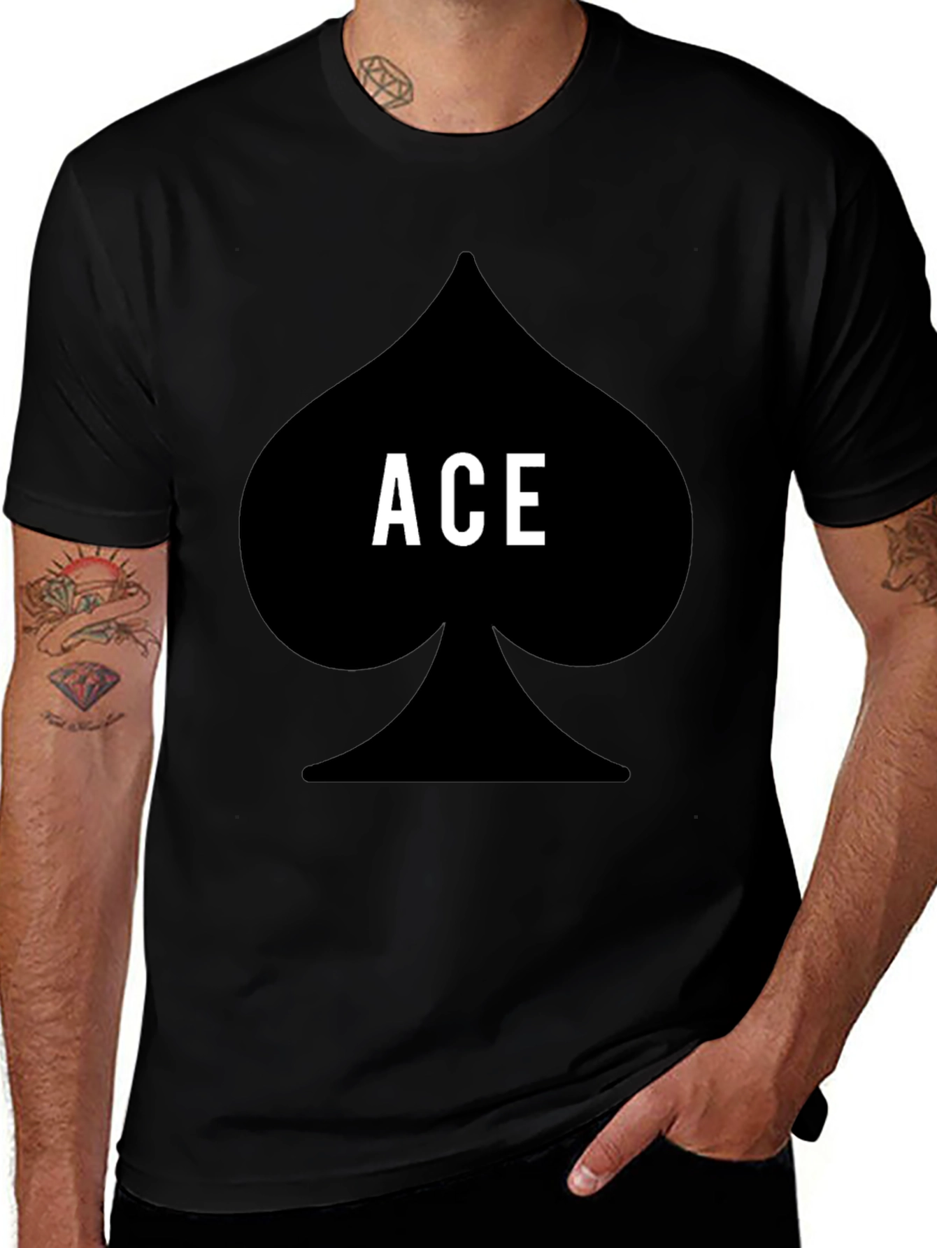 Ace of Spades Graphic T-Shirt - Classic Design