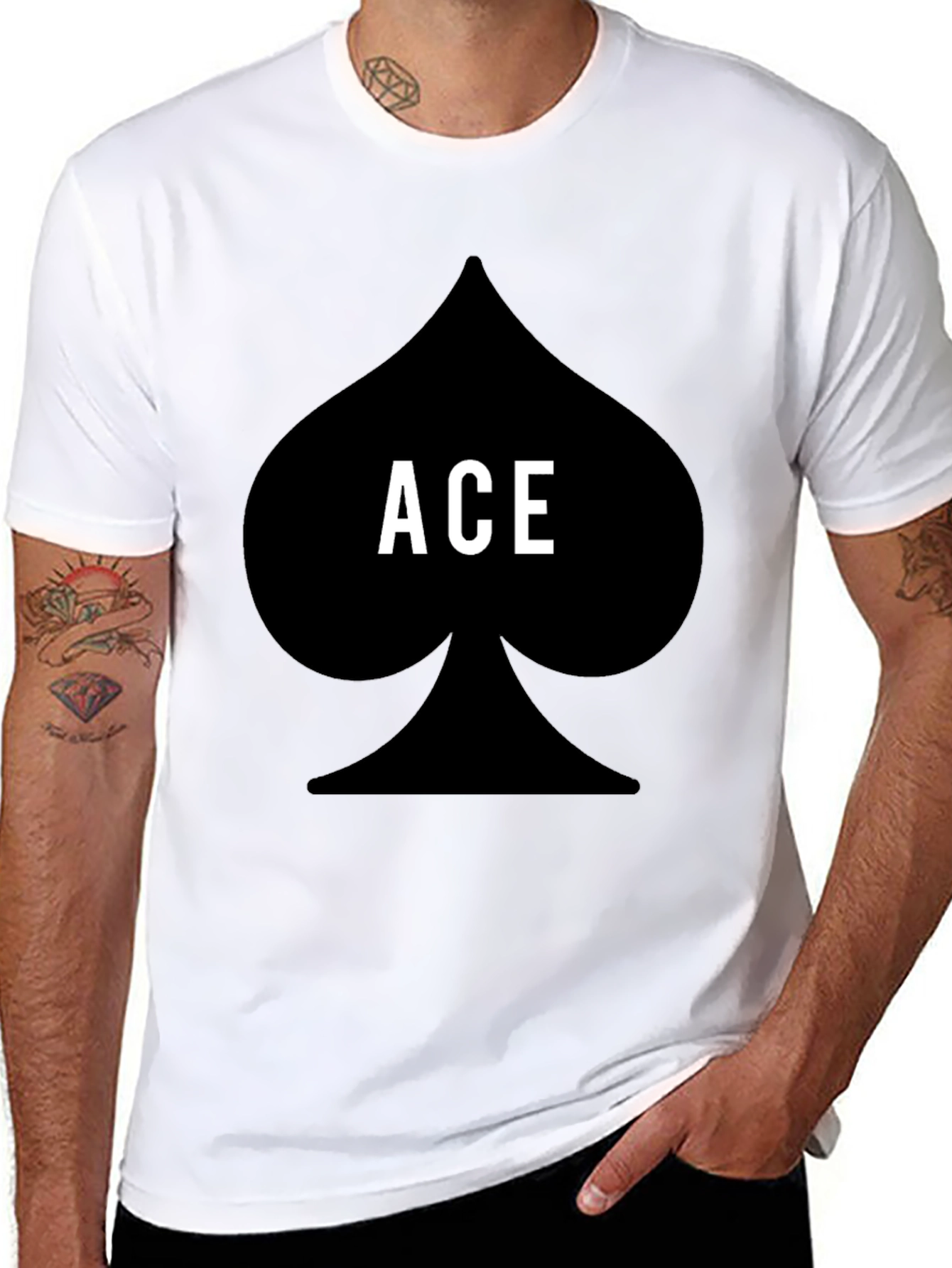 Ace of Spades Graphic T-Shirt - Classic Design