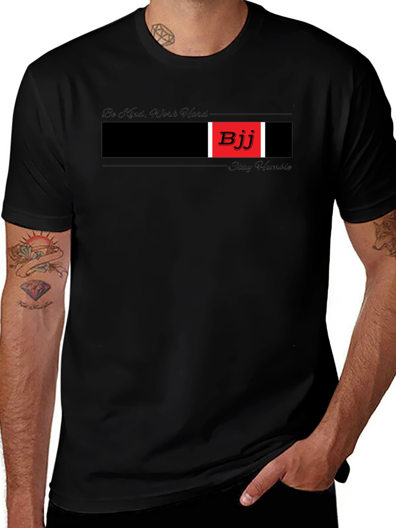 BJJ Graphic T-Shirt - Black - Jiu Jitsu