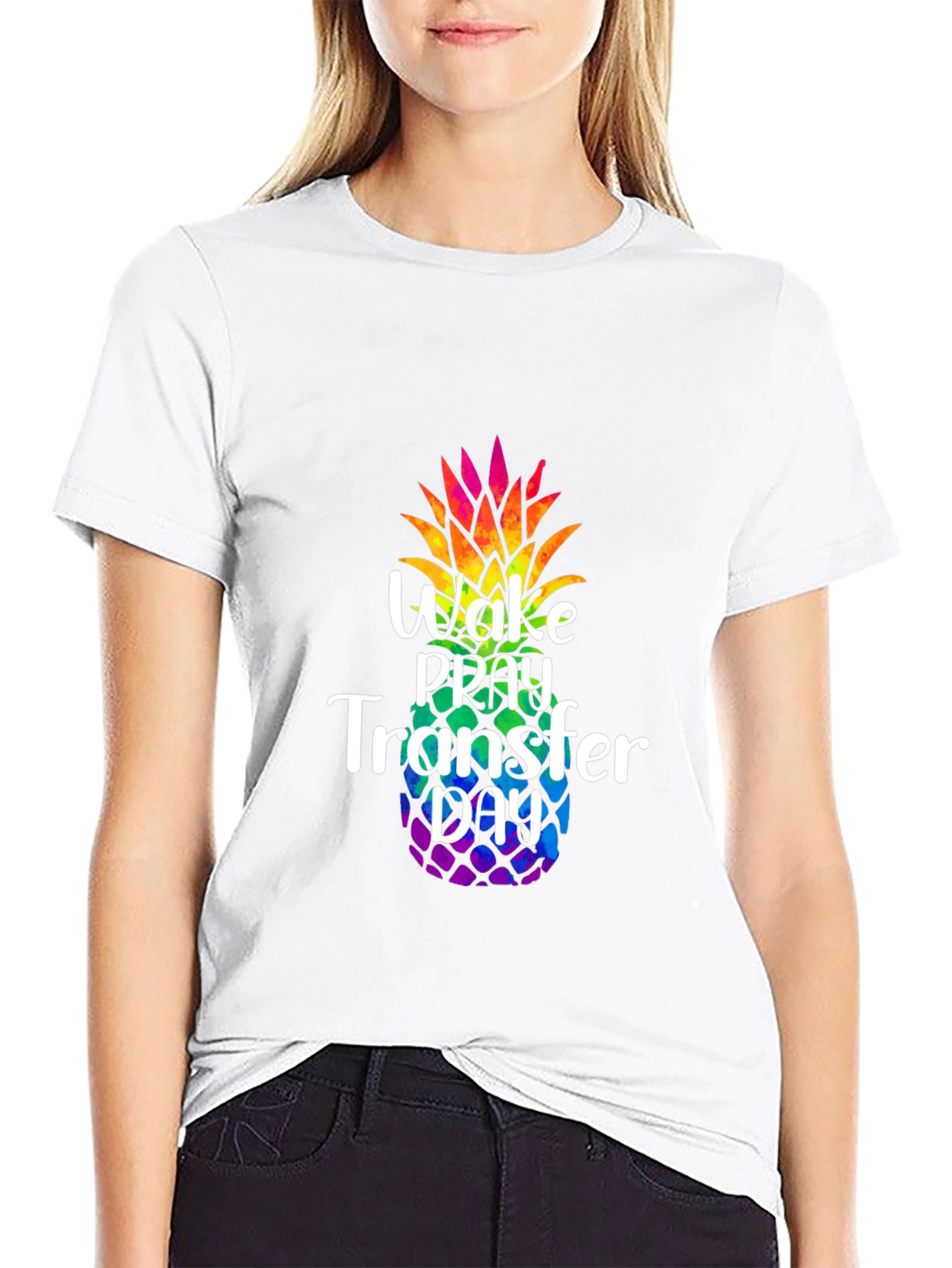 Wake Pray Transfer Day Pineapple T-Shirt
