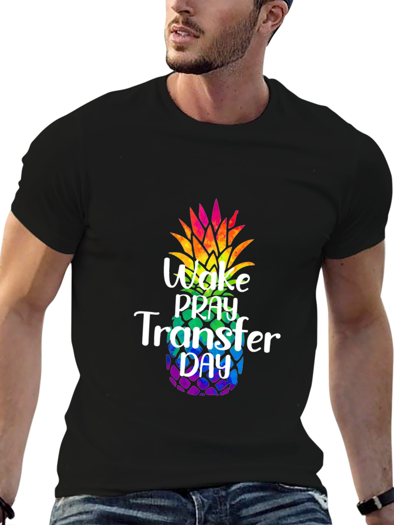 Wake Pray Transfer Day Pineapple T-Shirt