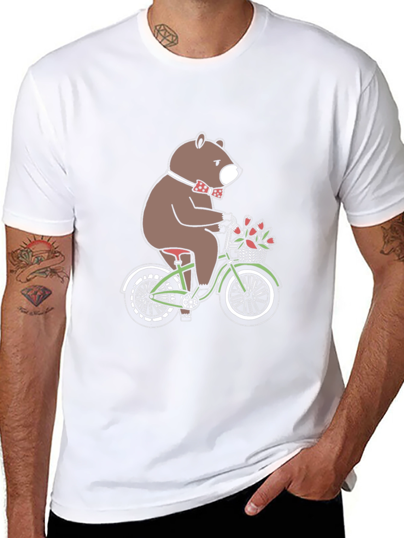 Bear on Bicycle T-Shirt
