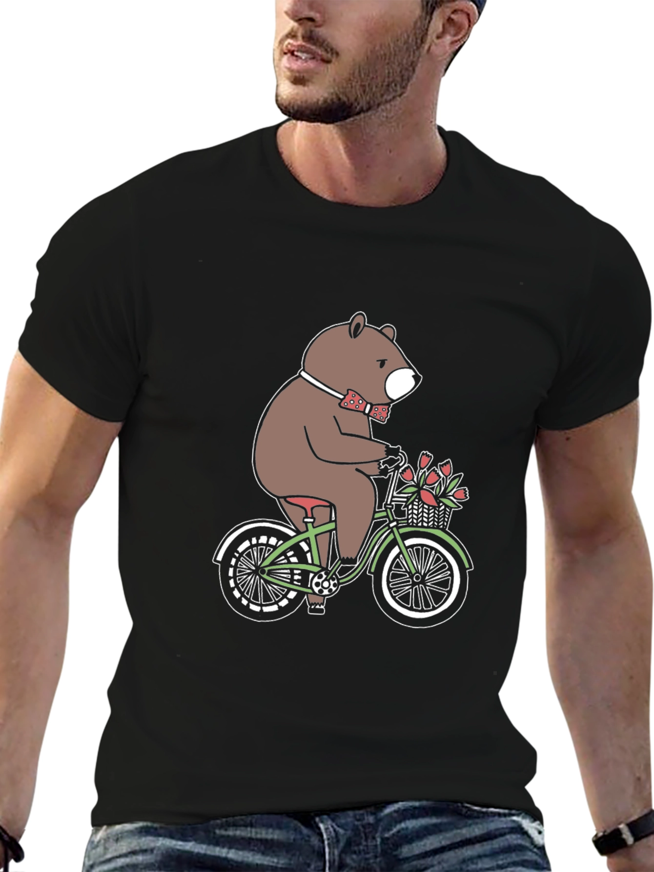 Bear on Bicycle T-Shirt