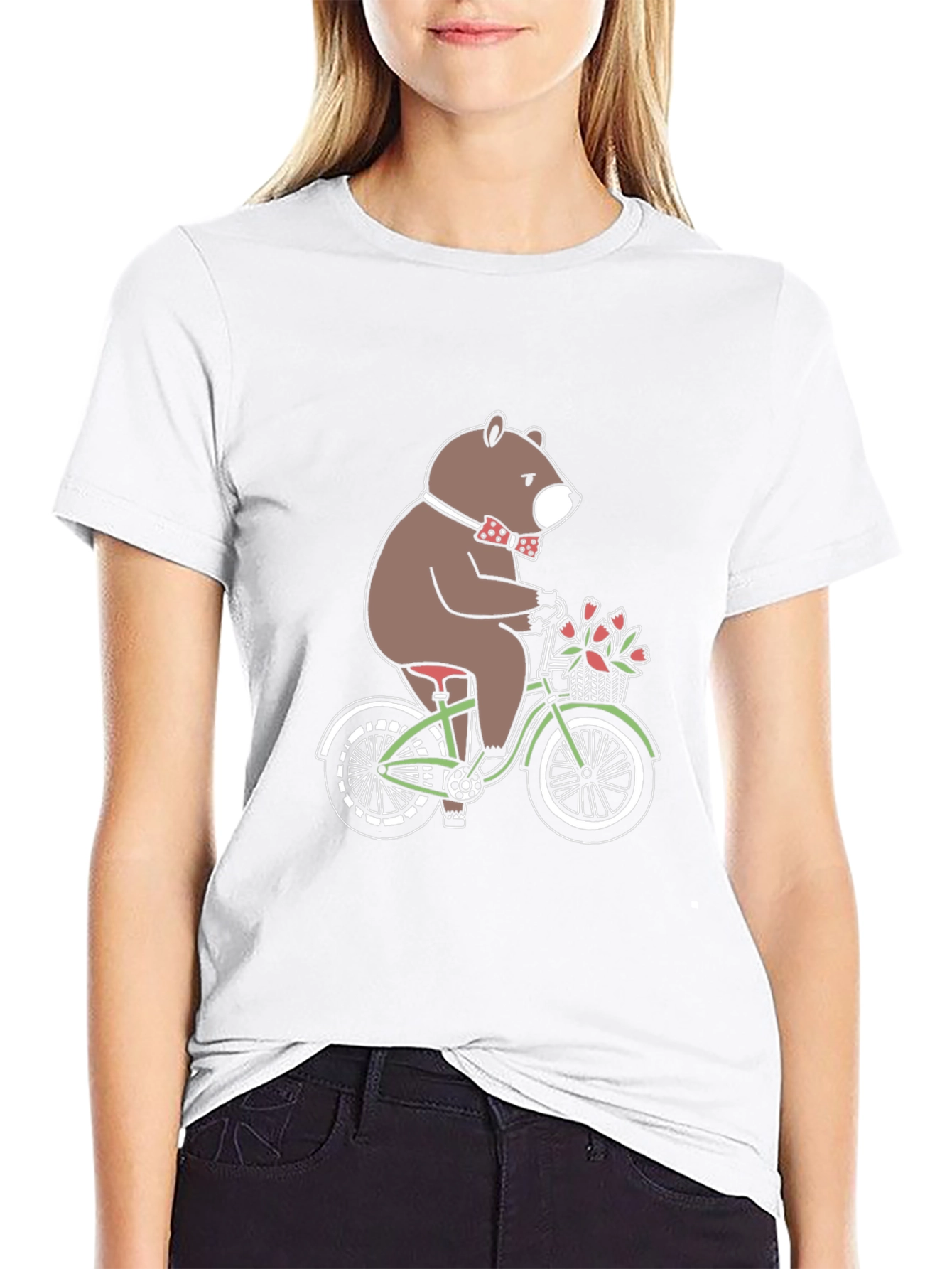 Bear on Bicycle T-Shirt