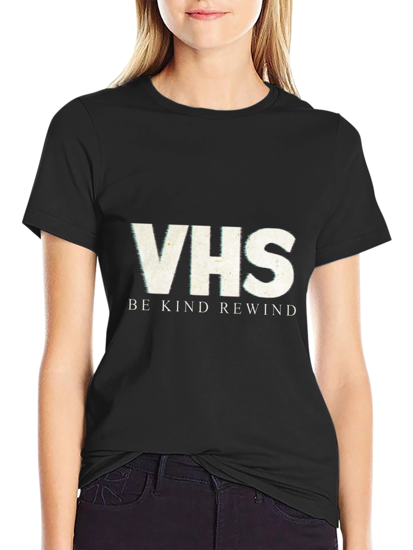 VHS Be Kind Rewind Black T-Shirt