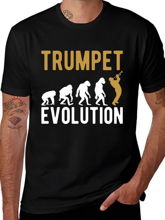 Trumpet Evolution T-Shirt | Musician Gift