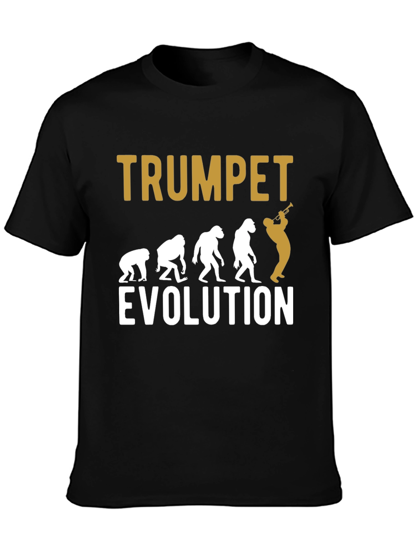Trumpet Evolution T-Shirt | Musician Gift