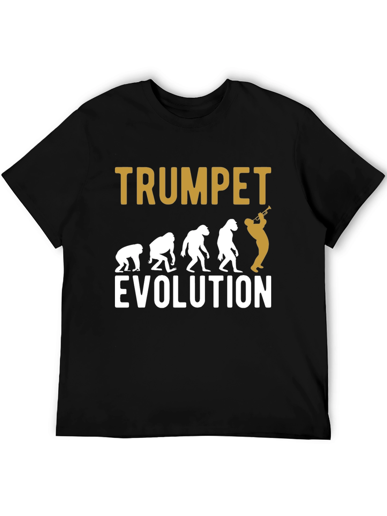 Trumpet Evolution T-Shirt | Musician Gift