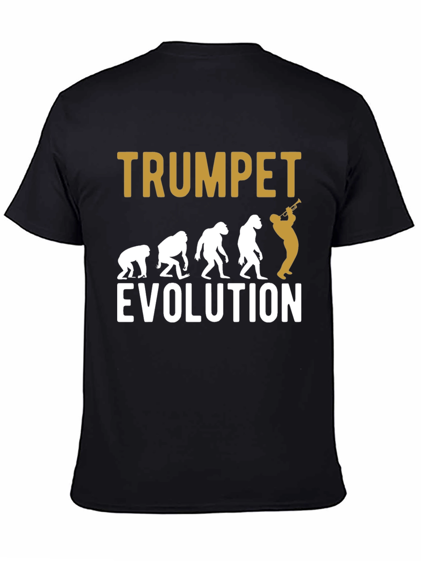 Trumpet Evolution T-Shirt | Musician Gift