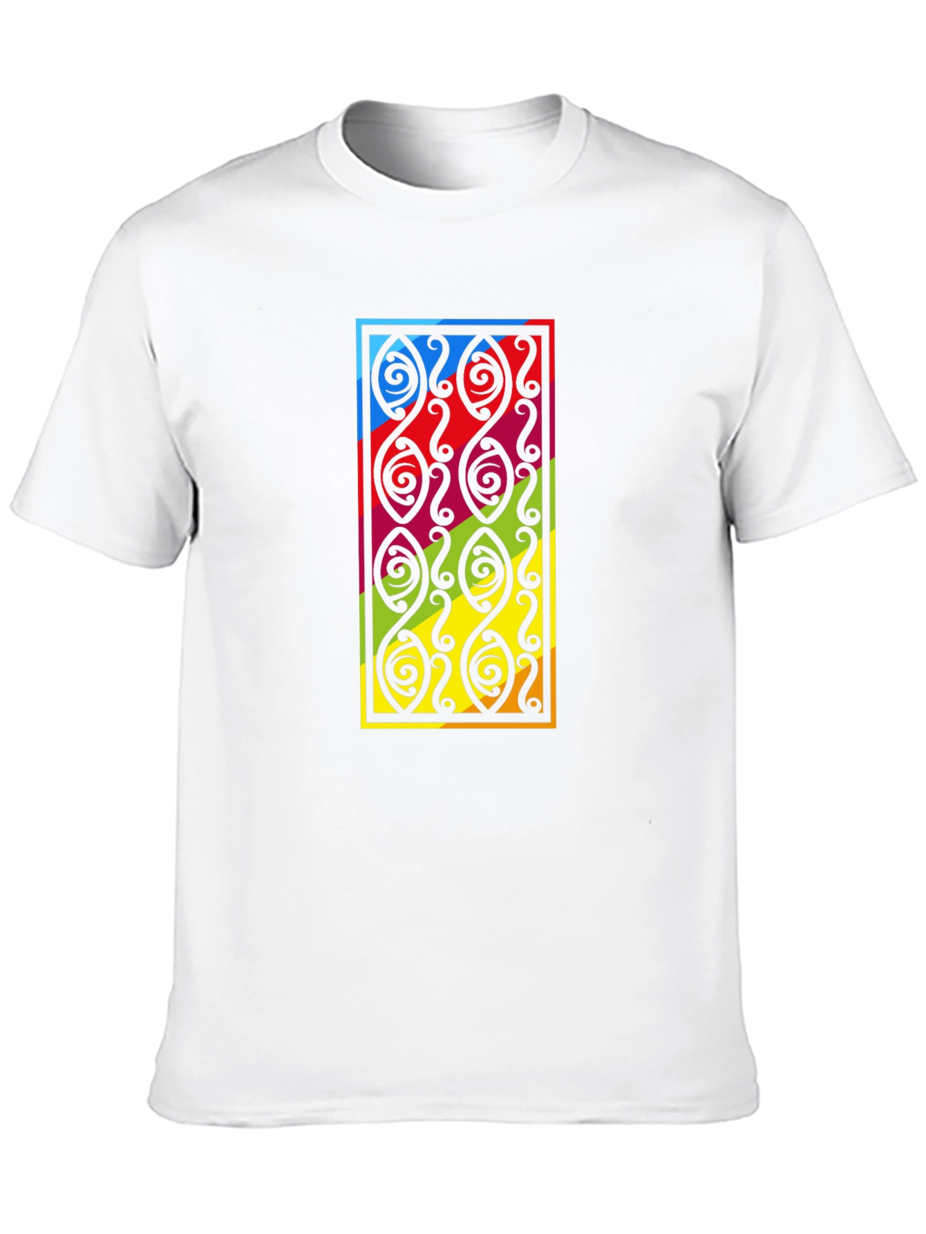 Tribal Pattern Graphic T-Shirt - Stylish Everyday Wear