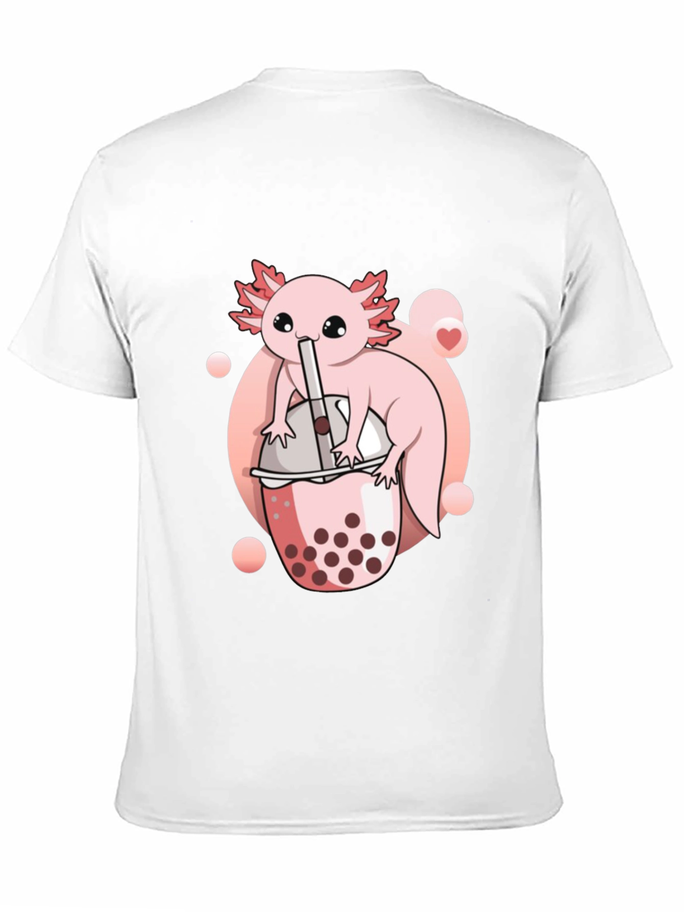 Axolotl Bubble Tea Graphic Tee - Cute Kawaii Design