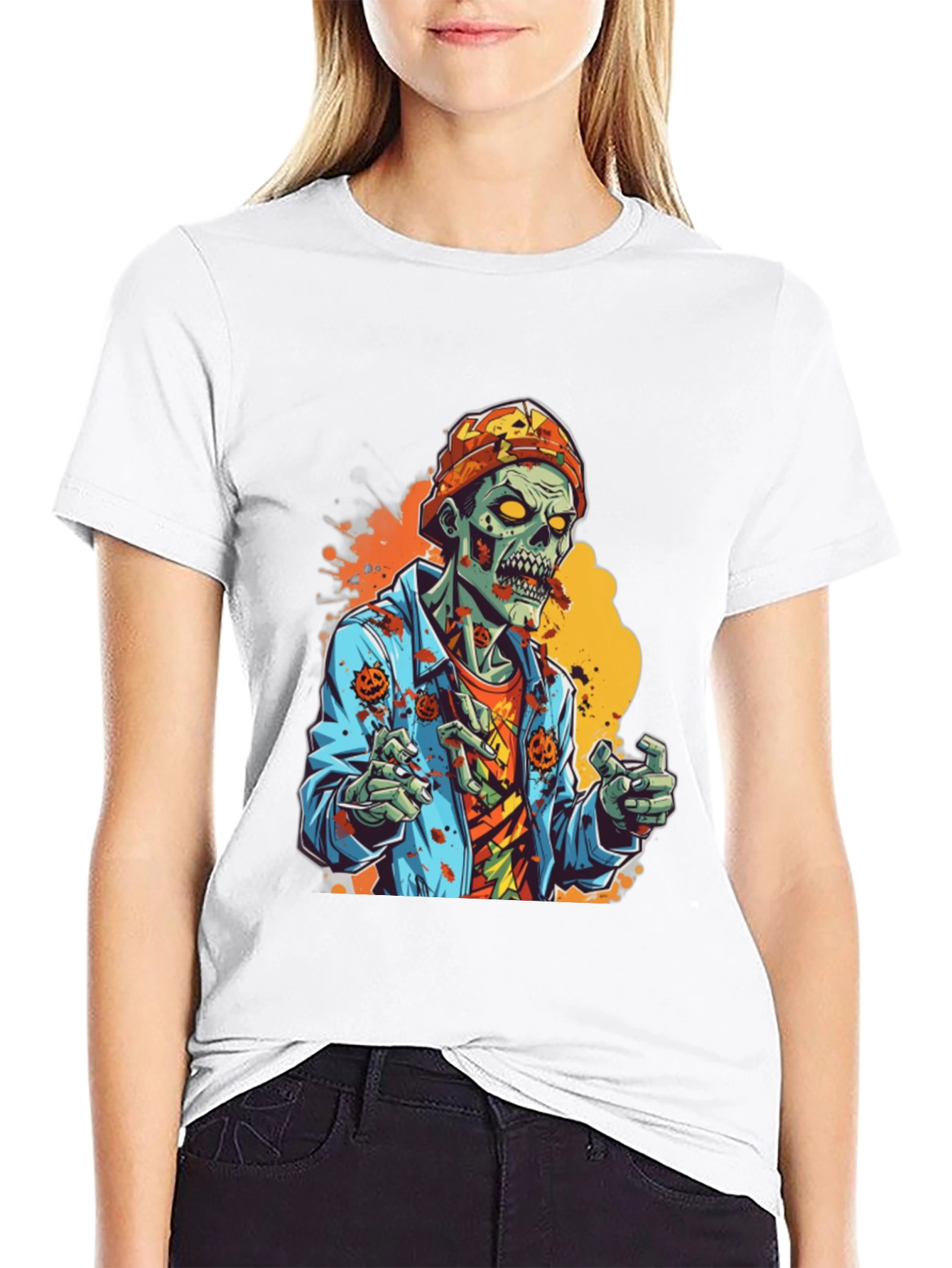 Zombie Halloween Graphic Tee