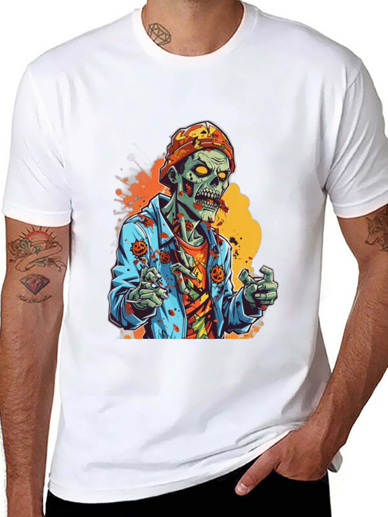 Zombie Halloween Graphic Tee