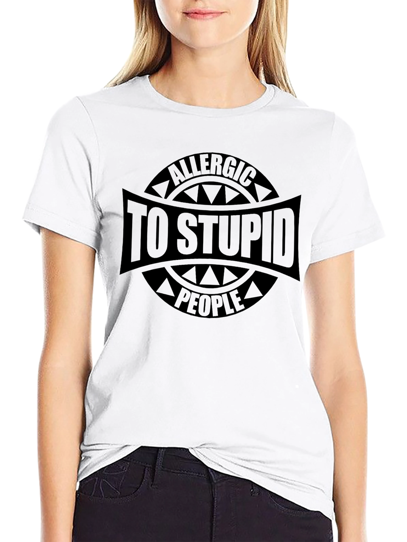 Allergic to Stupid People Graphic Tee